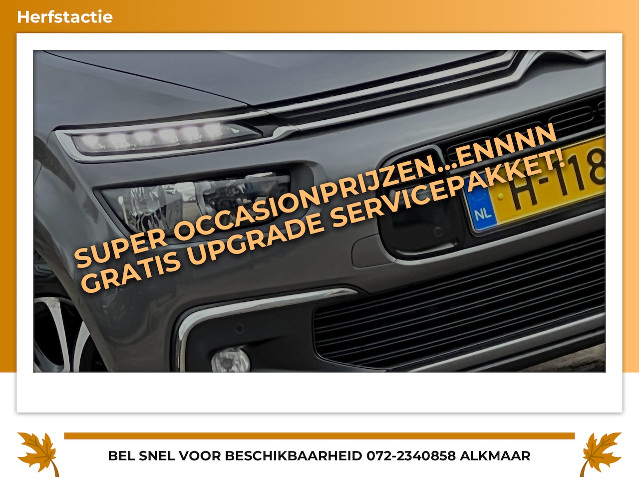 Citroën Grand C4 SpaceTourer - 1.2 PureTech Business - Gris Platinium - Carplay/Camera/7 zitter - AutoWereld.nl