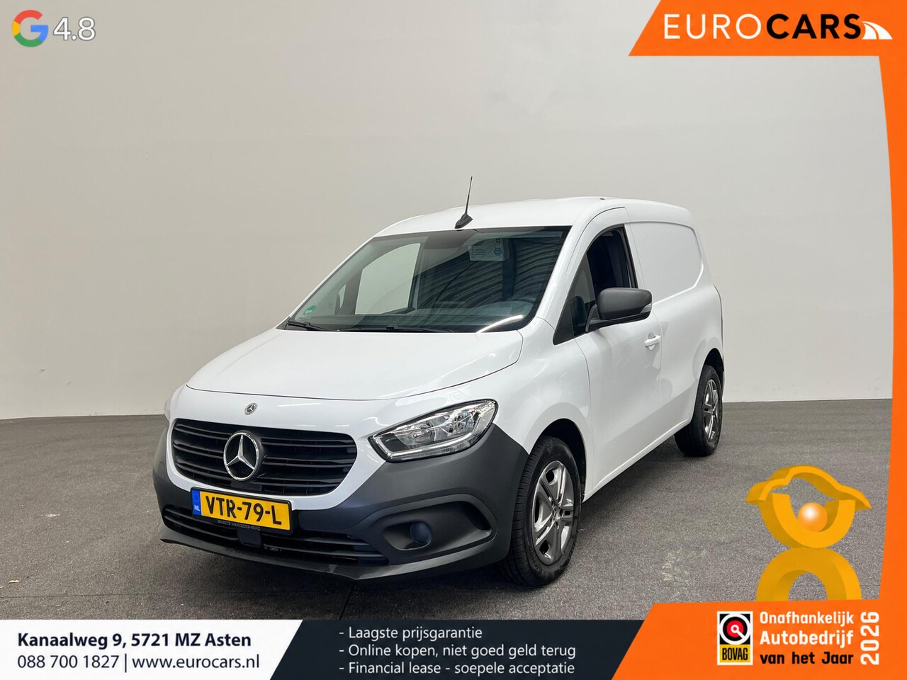 Mercedes-Benz Citan - 108 CDI L1 Pro Airco Apple Carplay/Android Auto Camera Navigatie Parkeersensoren Cruise Co - AutoWereld.nl