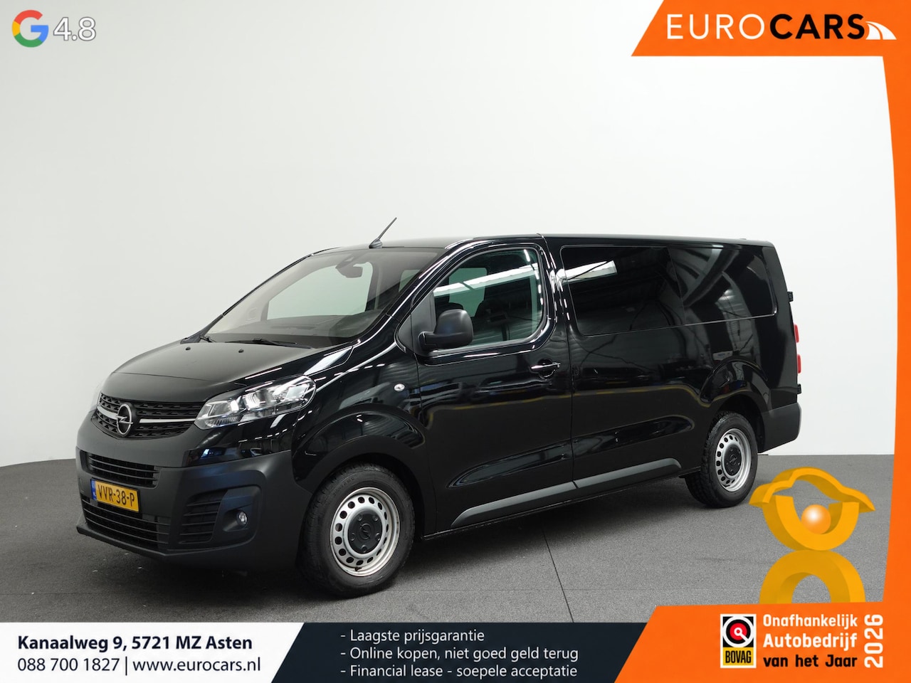 Opel Vivaro - 2.0 CDTI L3H1 Dubbele Cabine Edition Automaat Airco Navi Cruise Control Apple Carplay Trek - AutoWereld.nl
