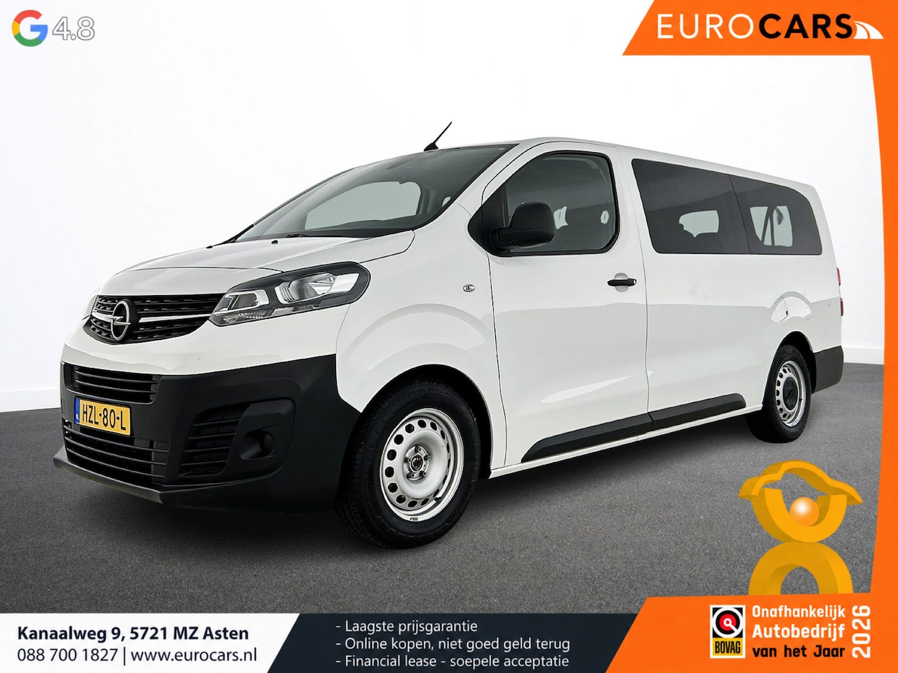 Opel Vivaro Combi - 1.5 CDTI L3H1 9persoons PERSONENBUS Prijs is incl. BTW/BPM Navigatie Apple Carplay/ Androi - AutoWereld.nl