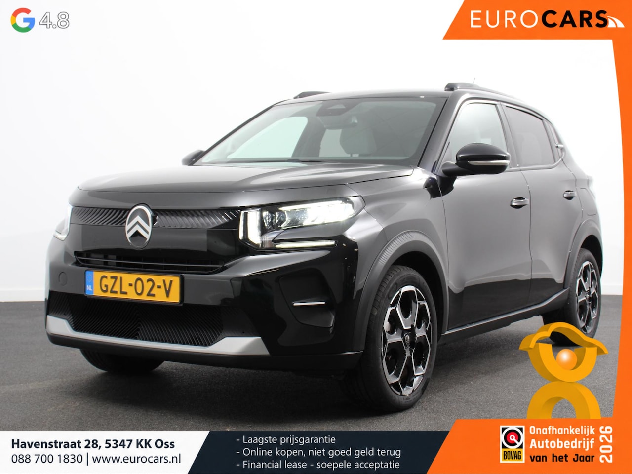 Citroën ë-C3 - Max Automaat 113pk 44 kWh Climate Control Led Navigatie Apple Carplay/Android Auto Lichtme - AutoWereld.nl