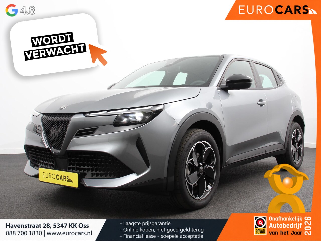 Alfa Romeo Junior - Elettrica Automaat 156PK Adaptieve Cruise Control LMV 18 inch Full Led Matrix Parkeer sens - AutoWereld.nl