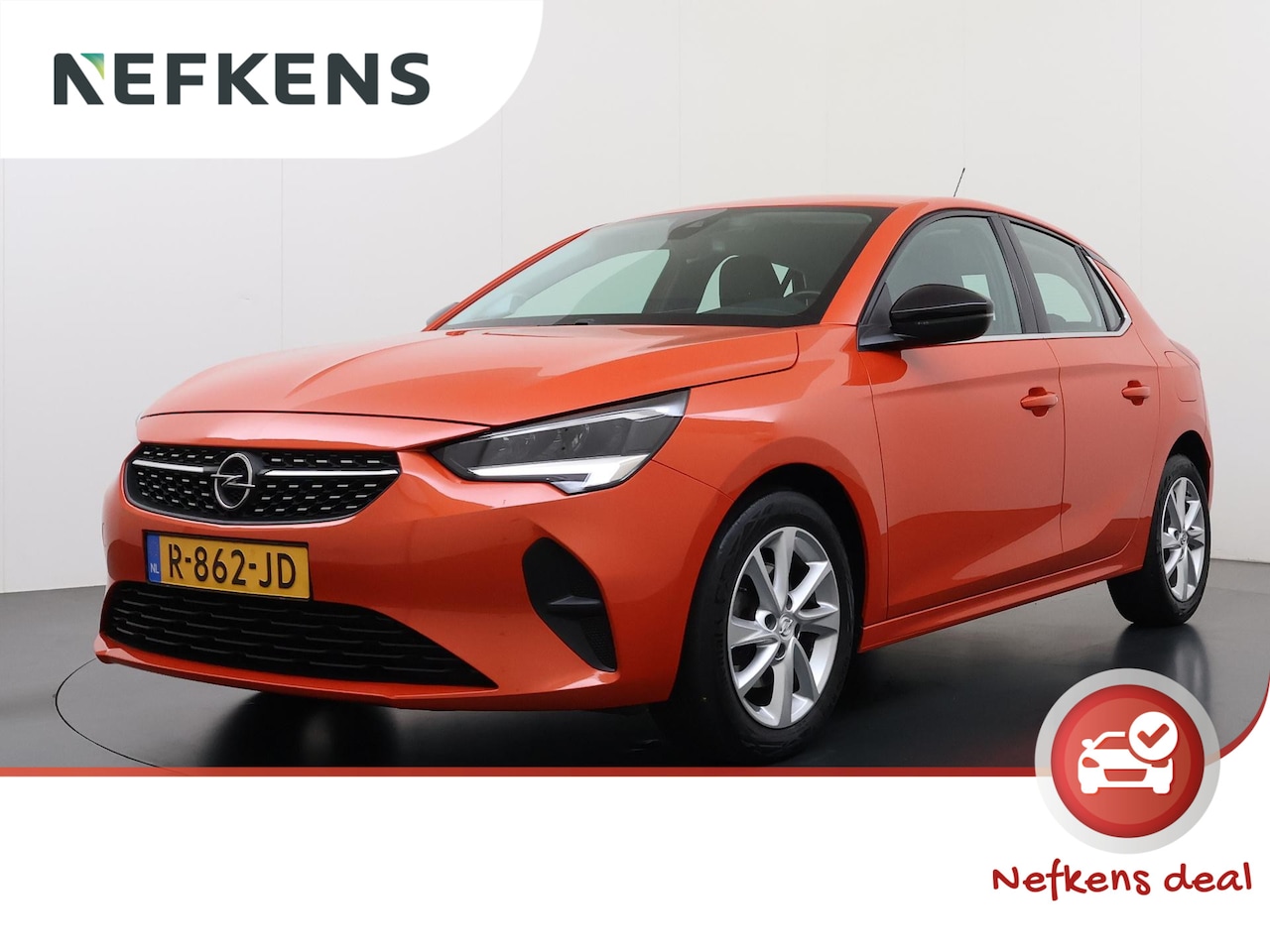 Opel Corsa - 100pk Elegance | 1ste eigenaar | LEER/Stof | AppleCarPlay/Android | Airco | 16"LMV - AutoWereld.nl