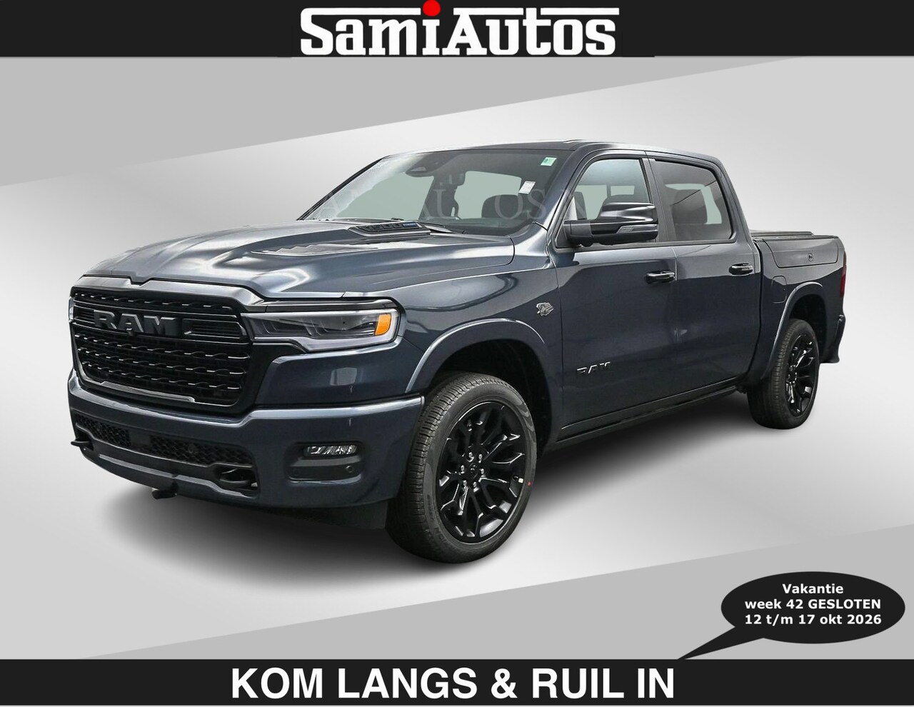 Dodge Ram Pick Up - LIMITED 2027 5.7 V8 HEMI | € 79.950 excl excl | MAXIMAAL UITGERUST | NIEUWE KLEUR Forged B - AutoWereld.nl