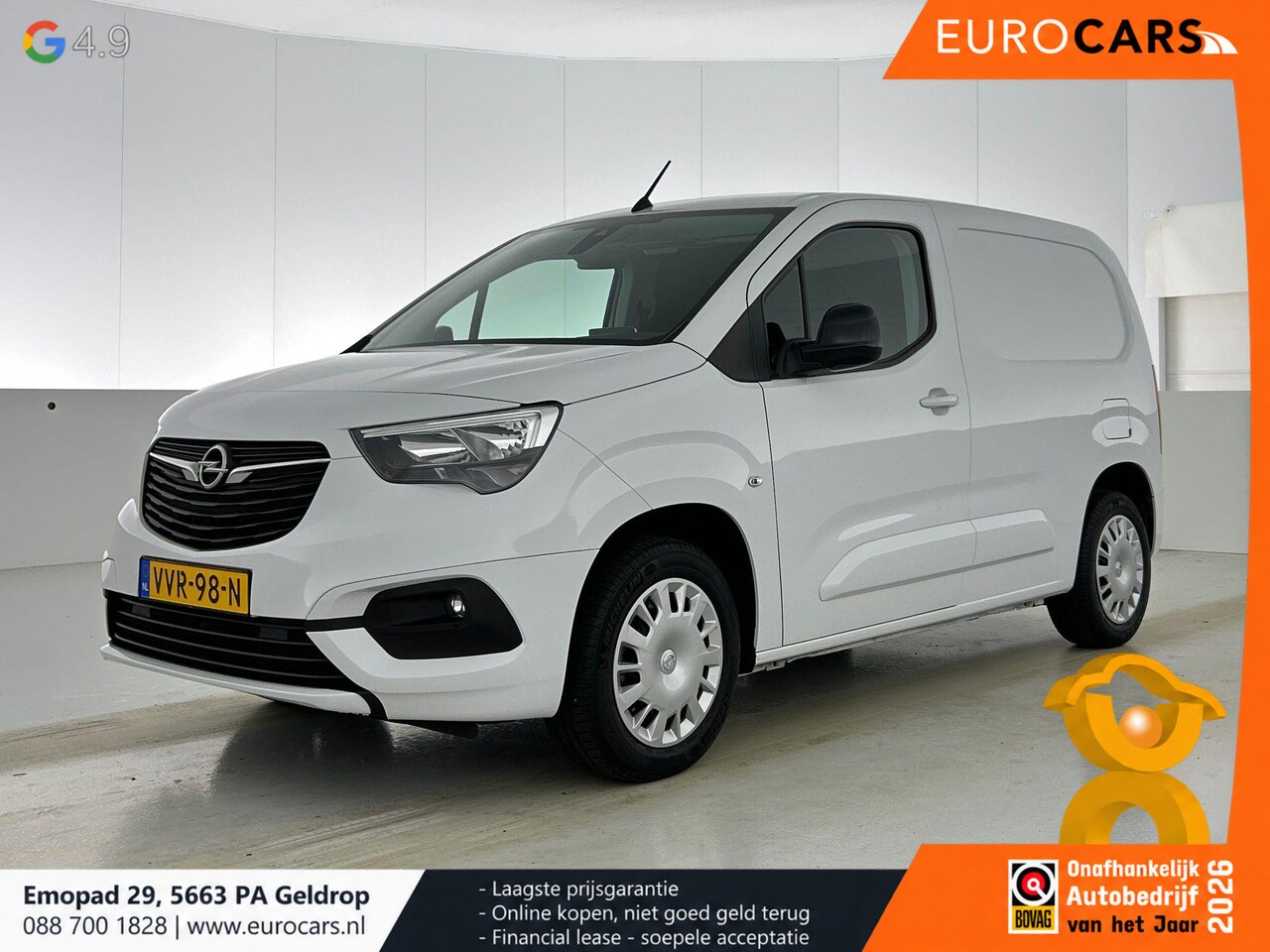 Opel Combo - 130pk L1 Automaat Apple Carplay Trekhaak Parkeersensoren Airco Cruise control 2-zits - AutoWereld.nl