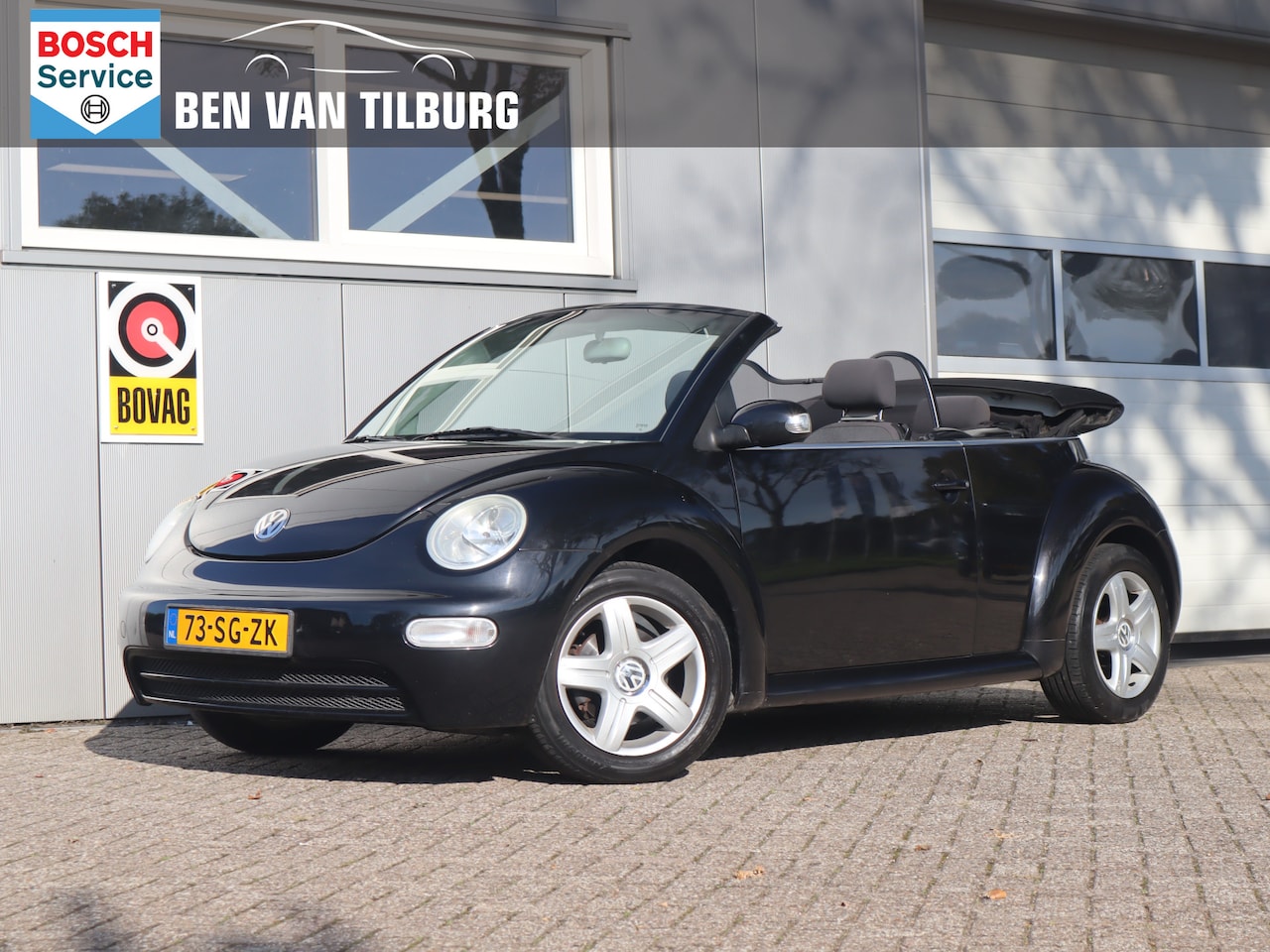 Volkswagen New Beetle Cabriolet - 1.6 Turijn Comfort / Nieuw dak / Windscherm - AutoWereld.nl