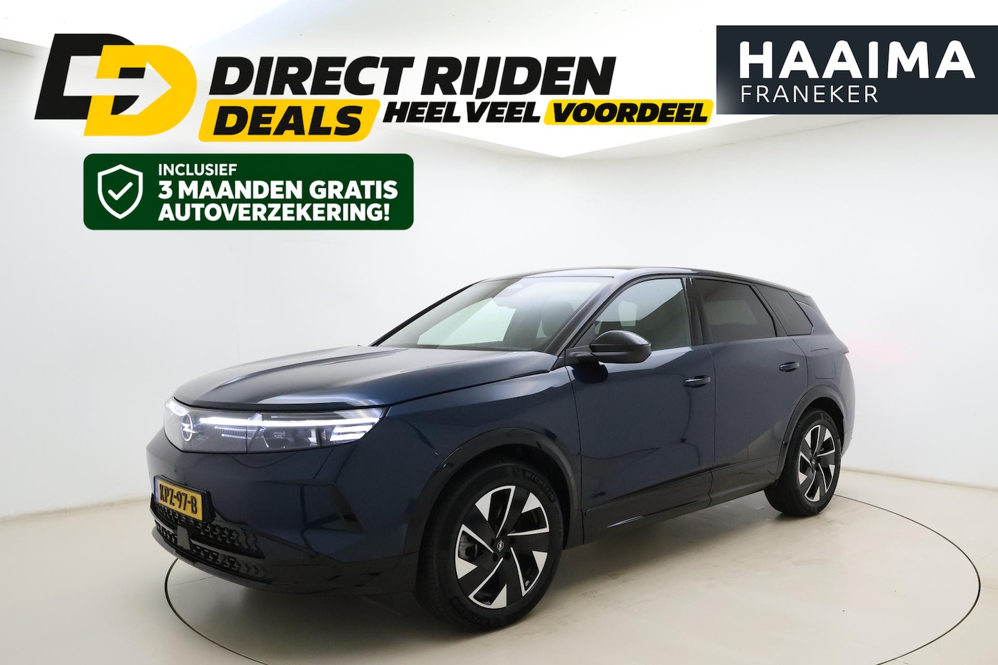 Opel Grandland Electric - GS 73 kWh 213pk | Panoramadak | HUD | Rondom zicht Camera | Navigatie | Focal Audio | LED - AutoWereld.nl