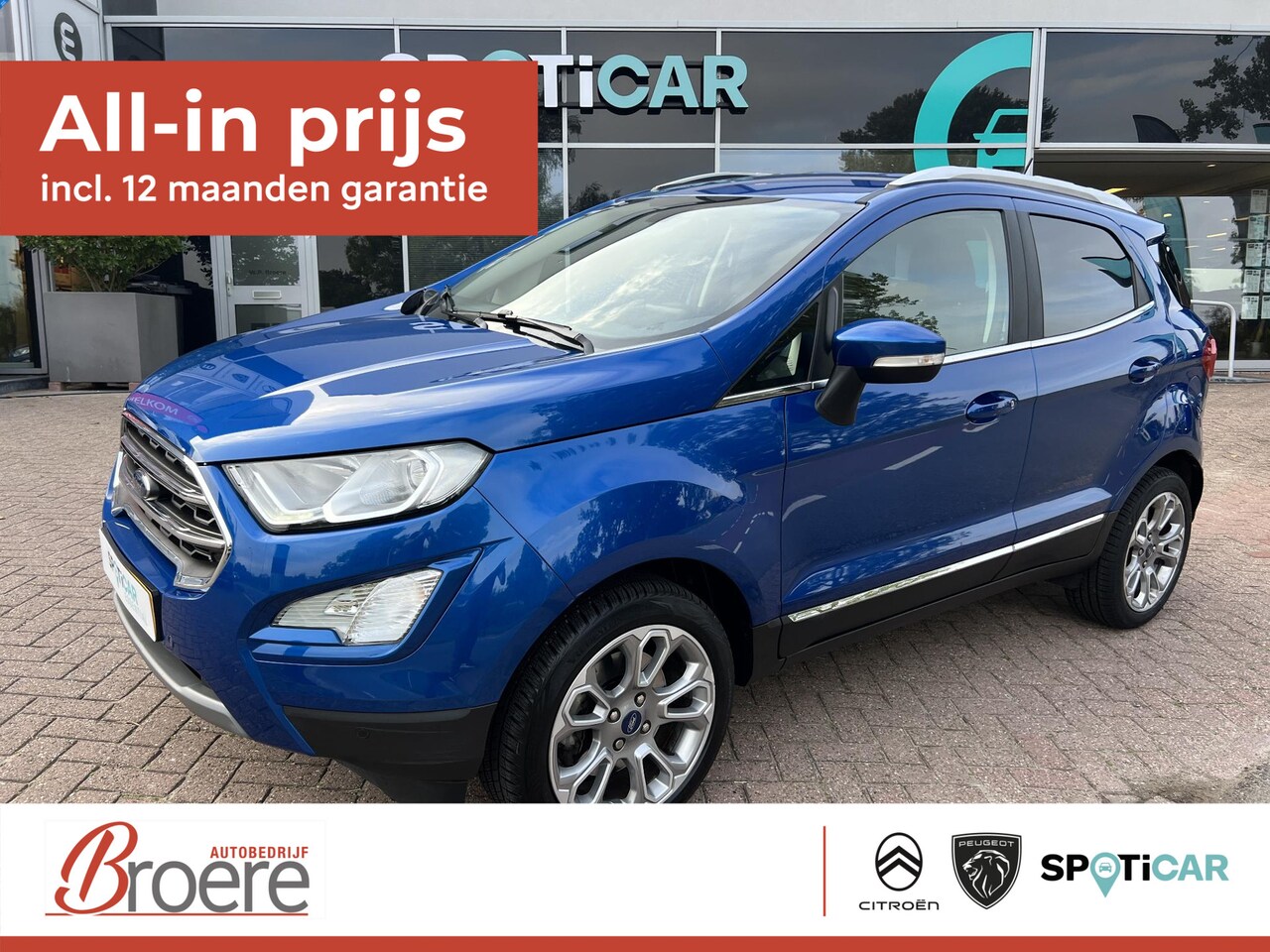 Ford EcoSport - 1.0 EcoBoost 125 pk Titanium | Trekhaak - AutoWereld.nl