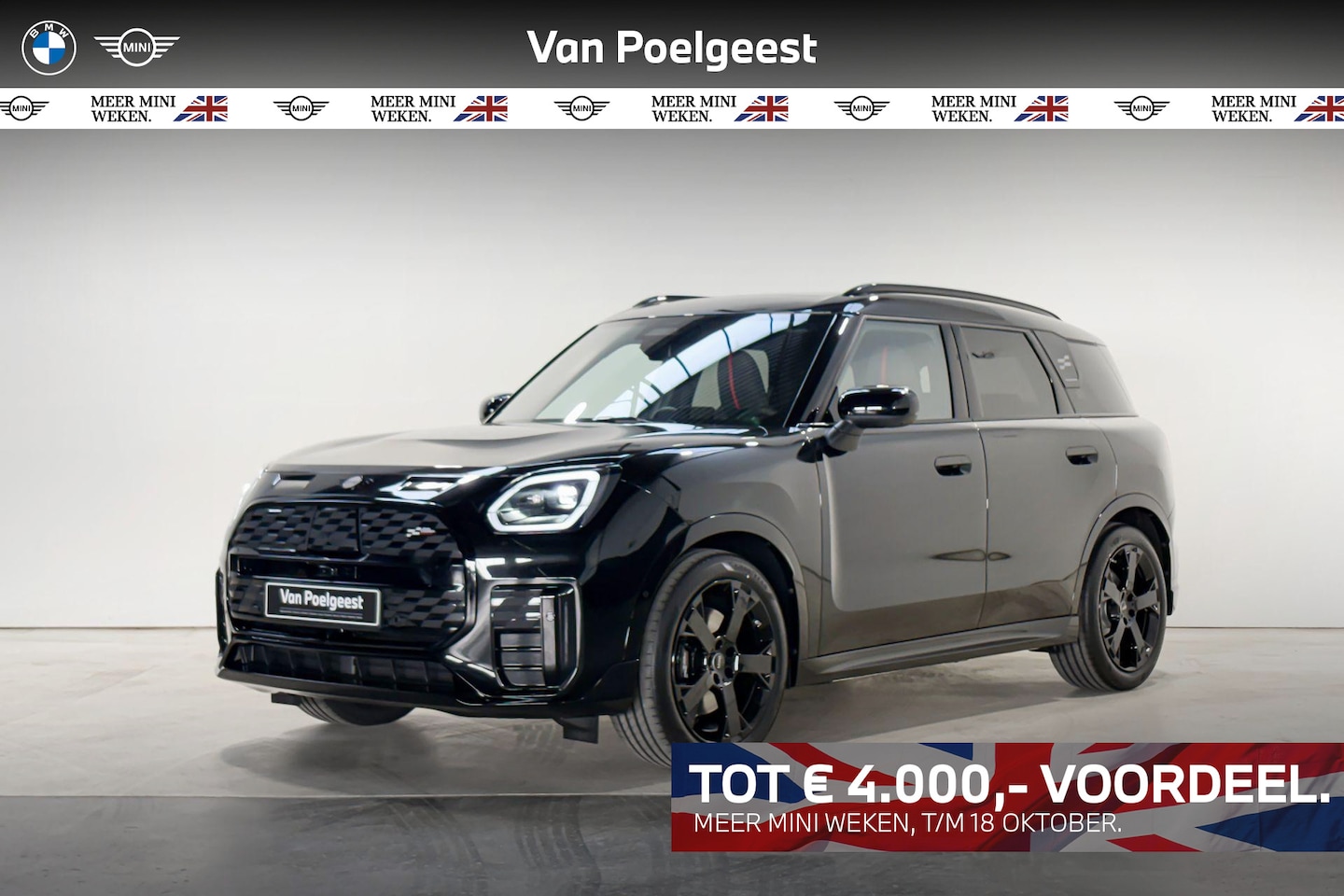 MINI Countryman - Electric E John Cooper Works XL 66.5 kWh | 19 Inch John Cooper Works Runway Spoke black | - AutoWereld.nl