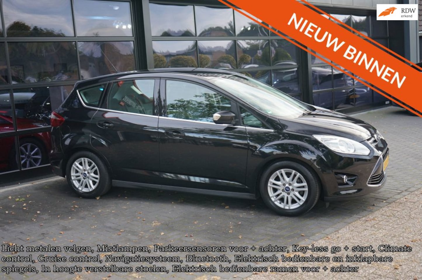 Ford C-Max - 1.0 Titanium 1.0 Titanium, Navi, Clima, CC, pdc, Elek pakket - AutoWereld.nl