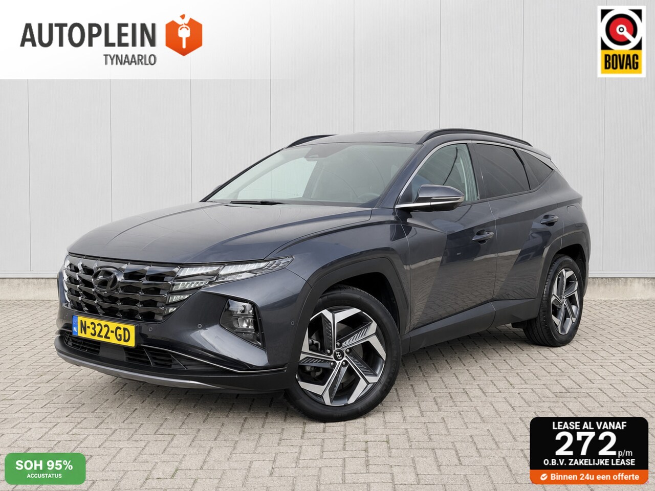Hyundai Tucson - 1.6 Hybrid HEV Premium 1e eig|Dealer OH|Camera|Carplay - AutoWereld.nl