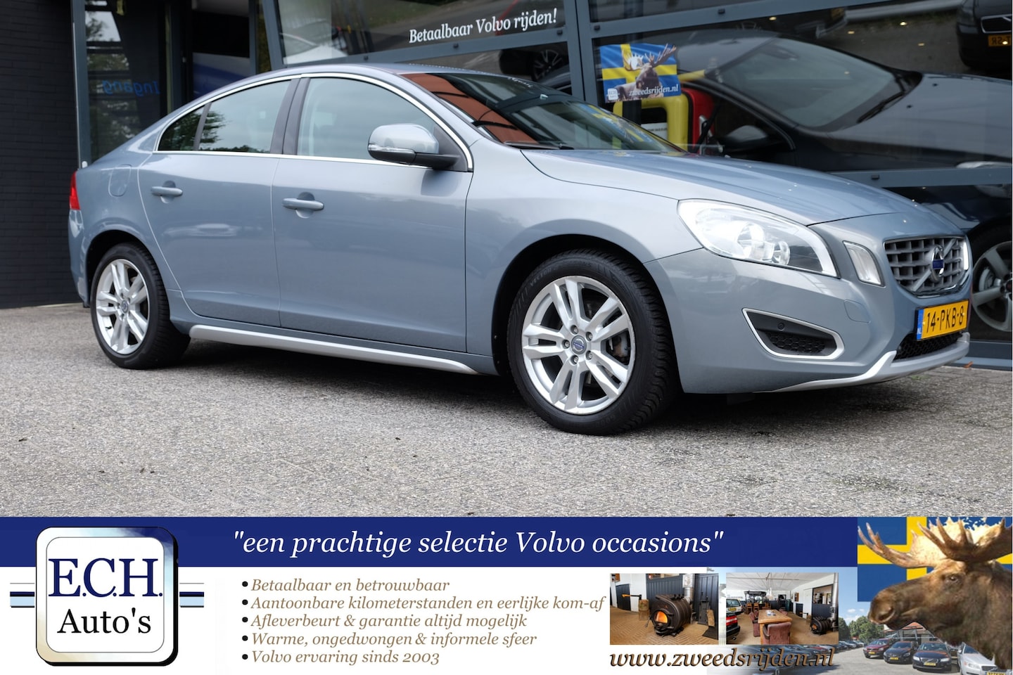 Volvo S60 - 1.6 T4 180 pk Trekhaak, Navi, 17 inch, Bluetooth - AutoWereld.nl