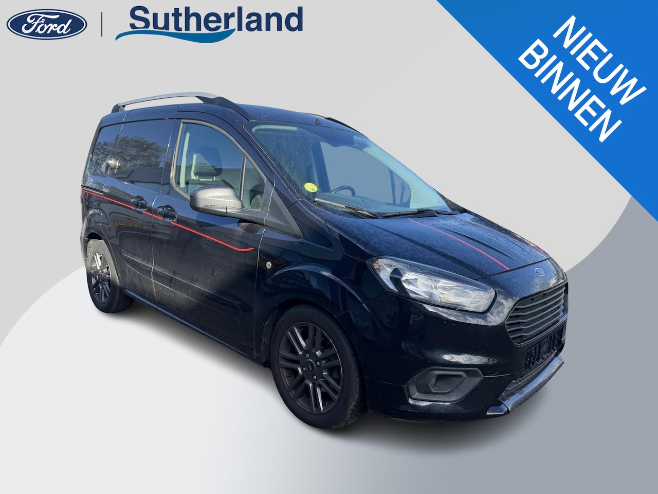 Ford Transit Courier - 1.5 TDCI Sport Duratorq S&S | Ford SYNC 3 (touchscreen) | Cruise control | Lichtmetalen - AutoWereld.nl