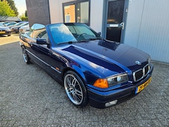 BMW 3-serie Cabrio - 320i Executive AUT 1999 Zwart E36 Airco|Leer