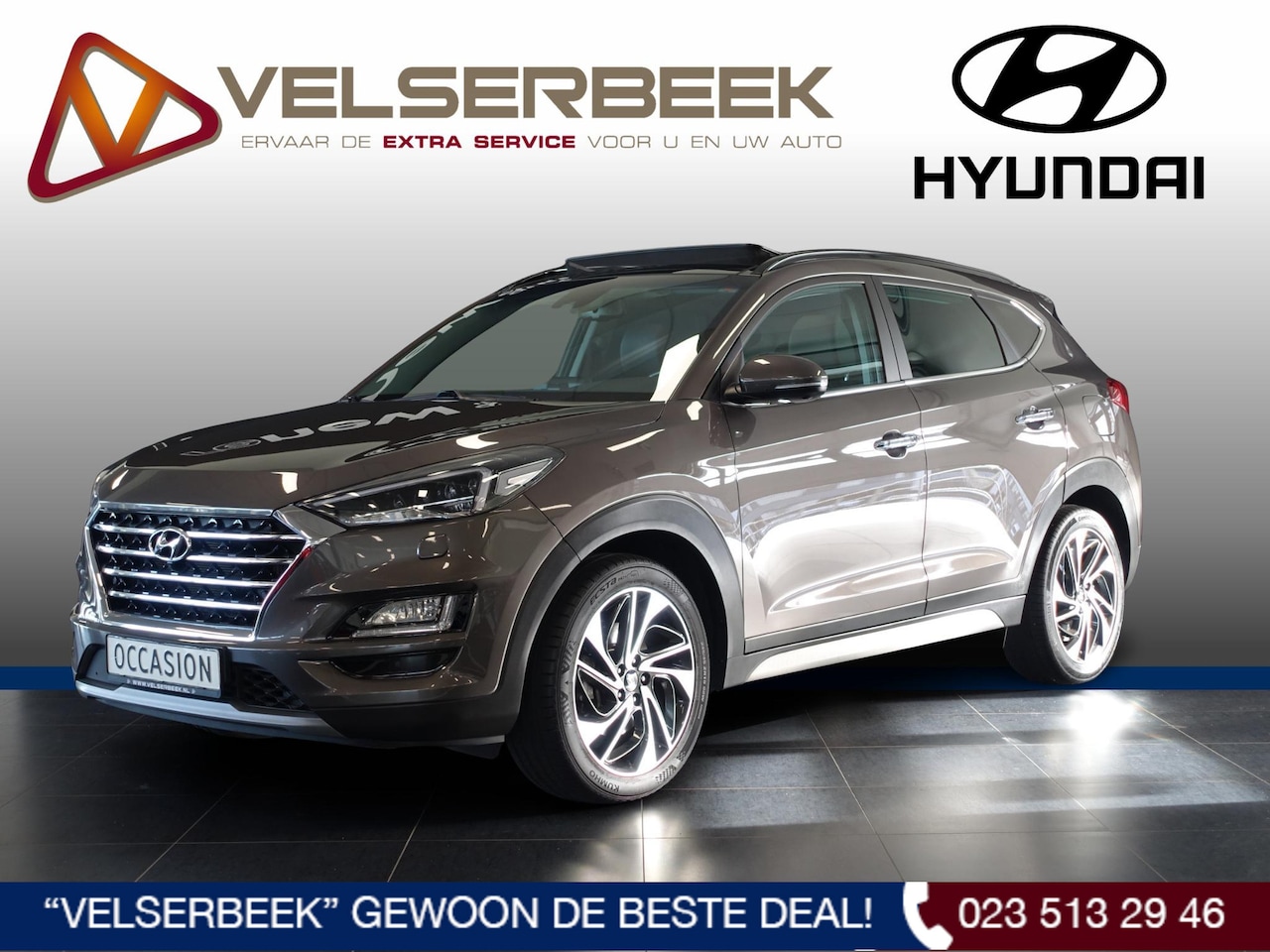 Hyundai Tucson - 1.6 T-GDI Premium*Open Dak/Leer/Automaat/49.201km* - AutoWereld.nl