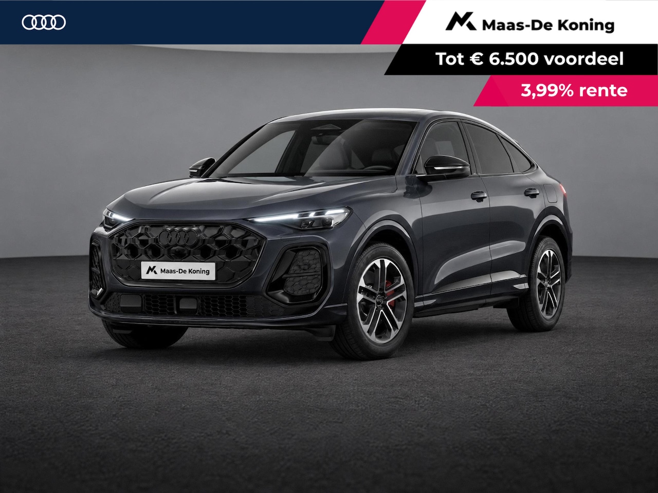 Audi Q5 Sportback - 2.0 TFSI e-hybrid quattro S edition Competition 367 PK · Glazen panoramadak · Tech pro · B - AutoWereld.nl