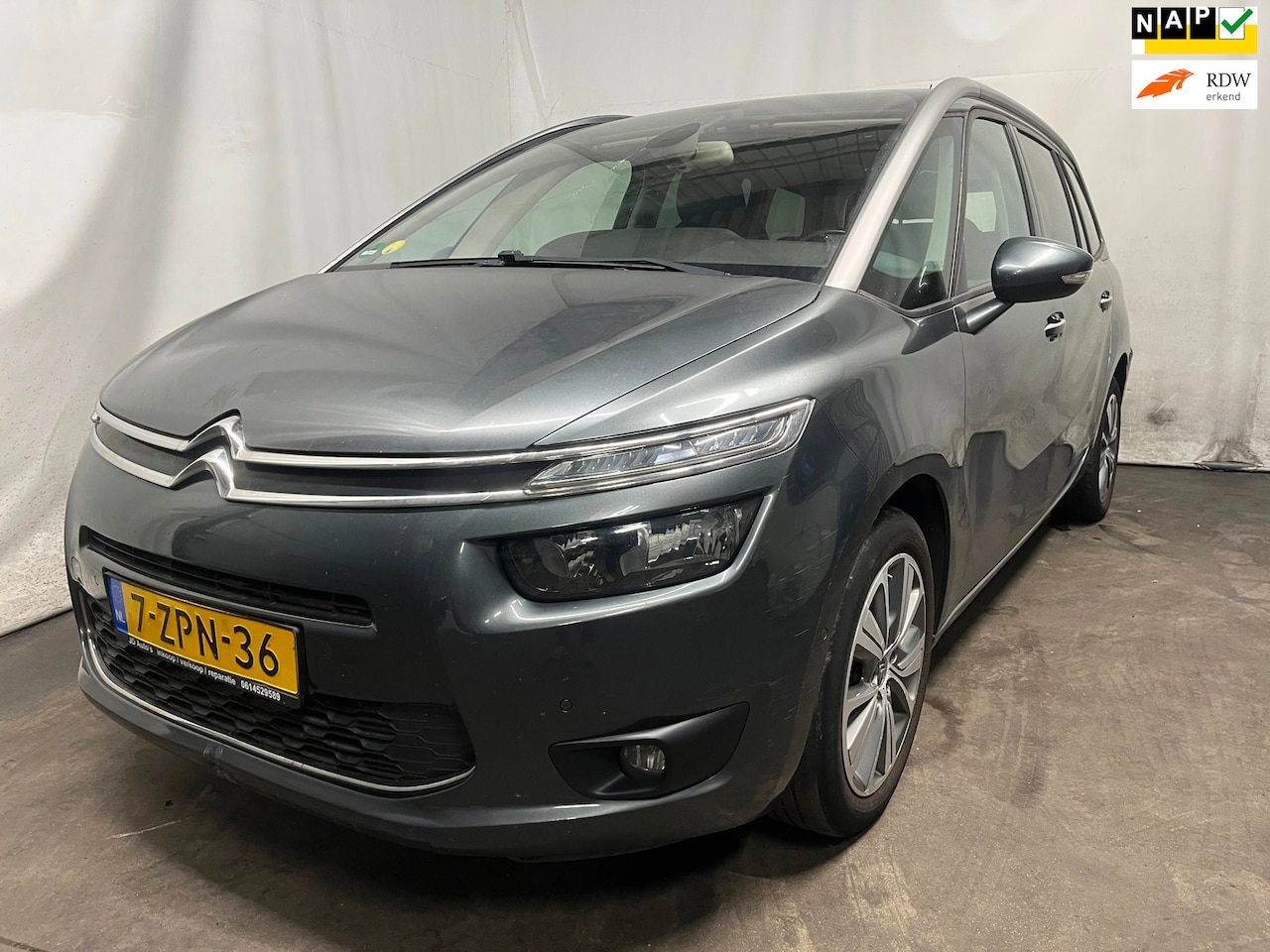 Citroën Grand C4 Picasso - 1.6 BlueHDi Business - BPM - Motorlamp brandt, Achterraam kapot, Linksachterschade - AutoWereld.nl