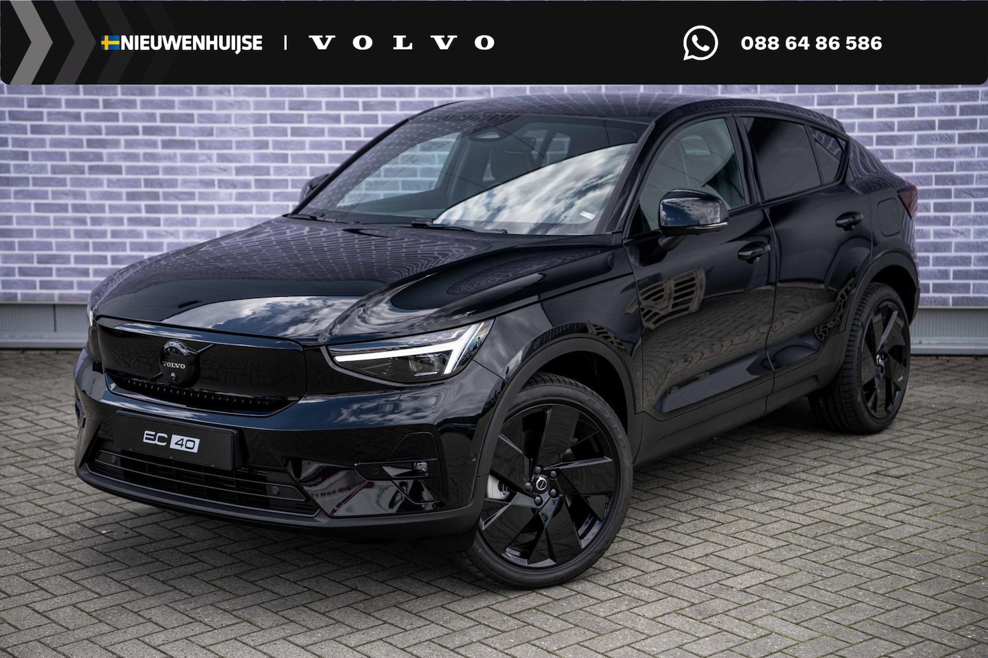 Volvo EC40 - Single Motor Extended Range 82 kWh Ultra | Black Edition | Europa | Adaptive Cruise Contro - AutoWereld.nl