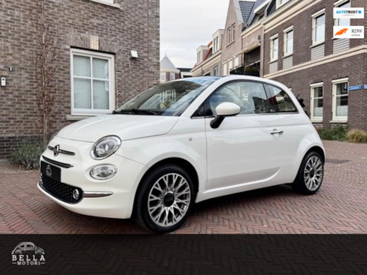 Fiat 500 C - 0.9 TwinAir Lounge | RIJKLAARPRIJS | Automatische Airco | Leren Stuur | Chrome-pakk - AutoWereld.nl