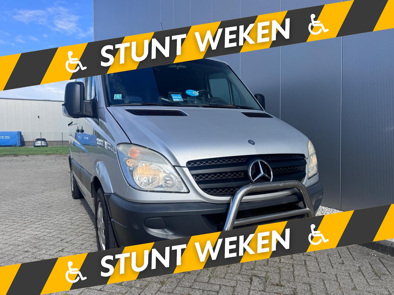 Mercedes-Benz Sprinter - Zelfrijder Schuifgas DAHL Rolstoelbus Lift - AutoWereld.nl