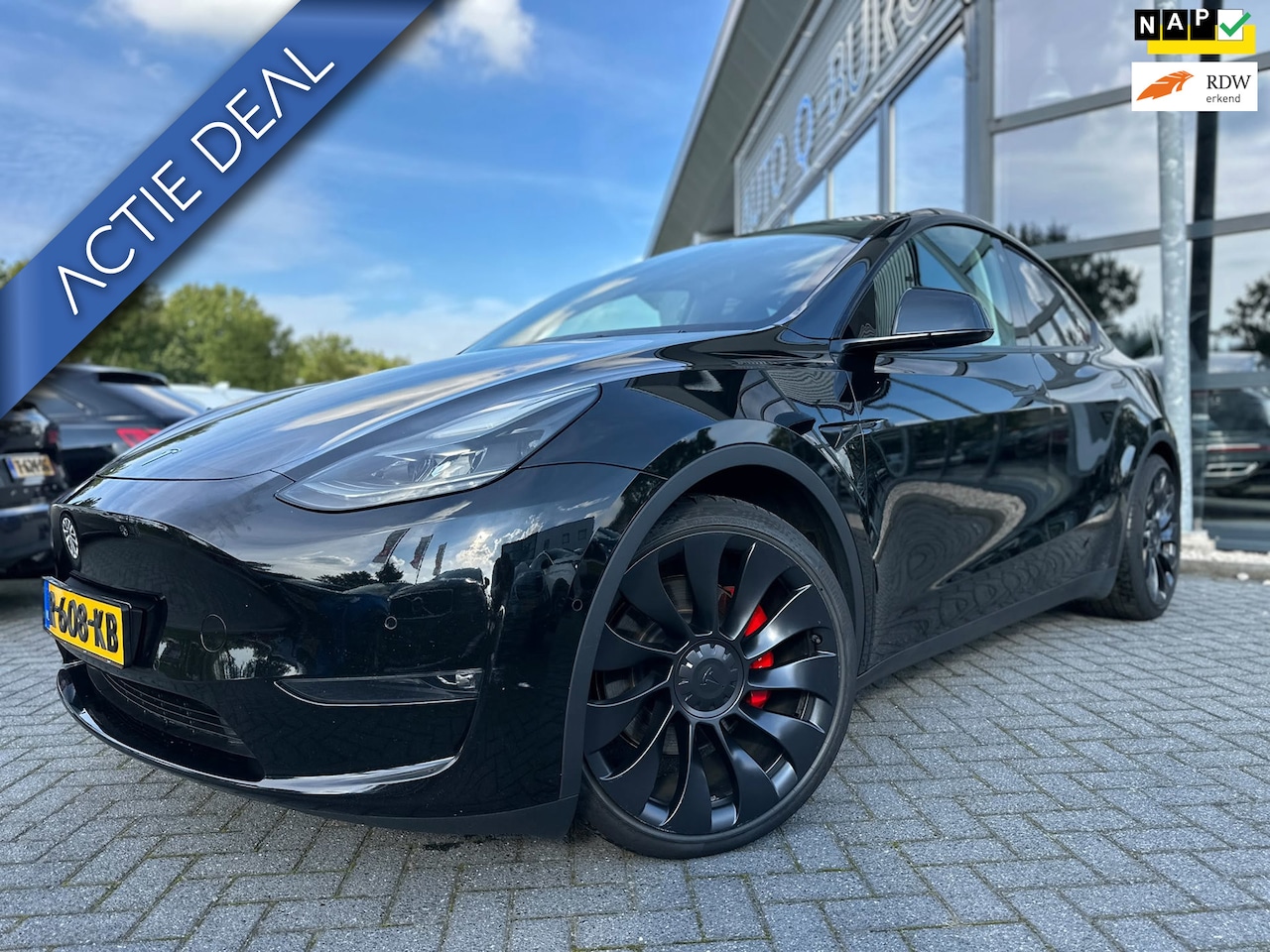 Tesla Model Y - Performance AWD 75 kWh | 1e Eigenaar | ORG NL | NAP | Panorama | Stoel/ Stuur verw | Leder - AutoWereld.nl