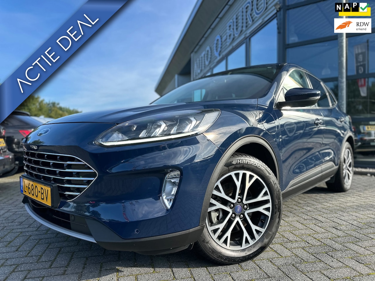 Ford Kuga - 2.5 PHEV Titanium X | Plug in hybride | Automaat | Leder | cruise | Keyless | Dealer onder - AutoWereld.nl