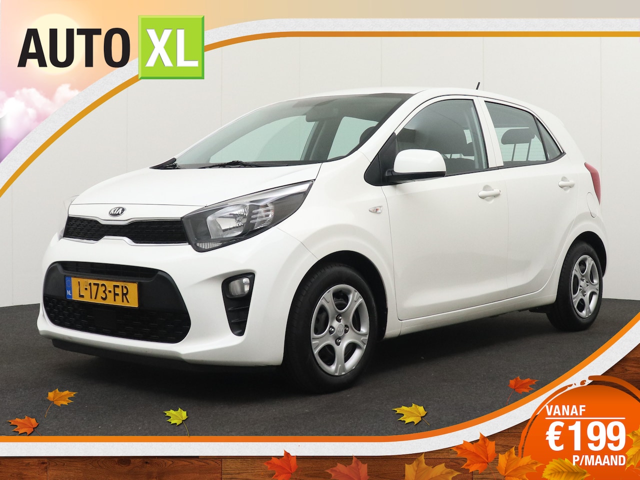 Kia Picanto - 1.0 DPi ComfortLine 5-Pers DAB Cruise Control Airco Bluetooth - AutoWereld.nl