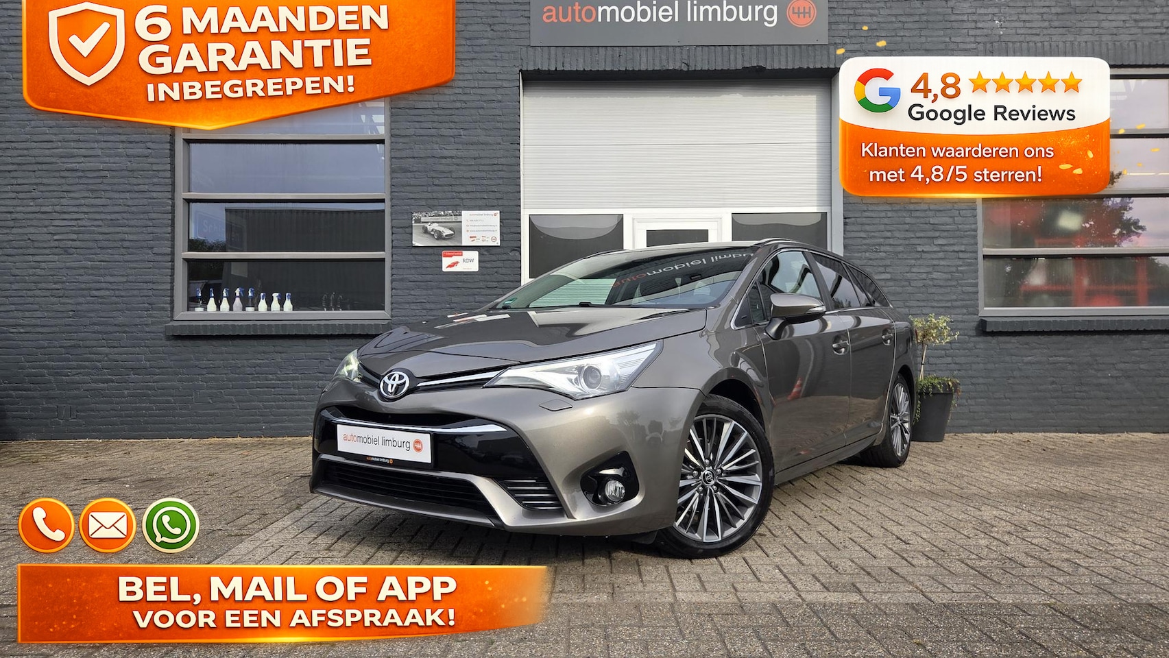 Toyota Avensis Touring Sports - 1.8 VVT-i Premium | LEDER | CAMERA | VOLLEDIGE ONDERHOUDSHISTORIE - AutoWereld.nl