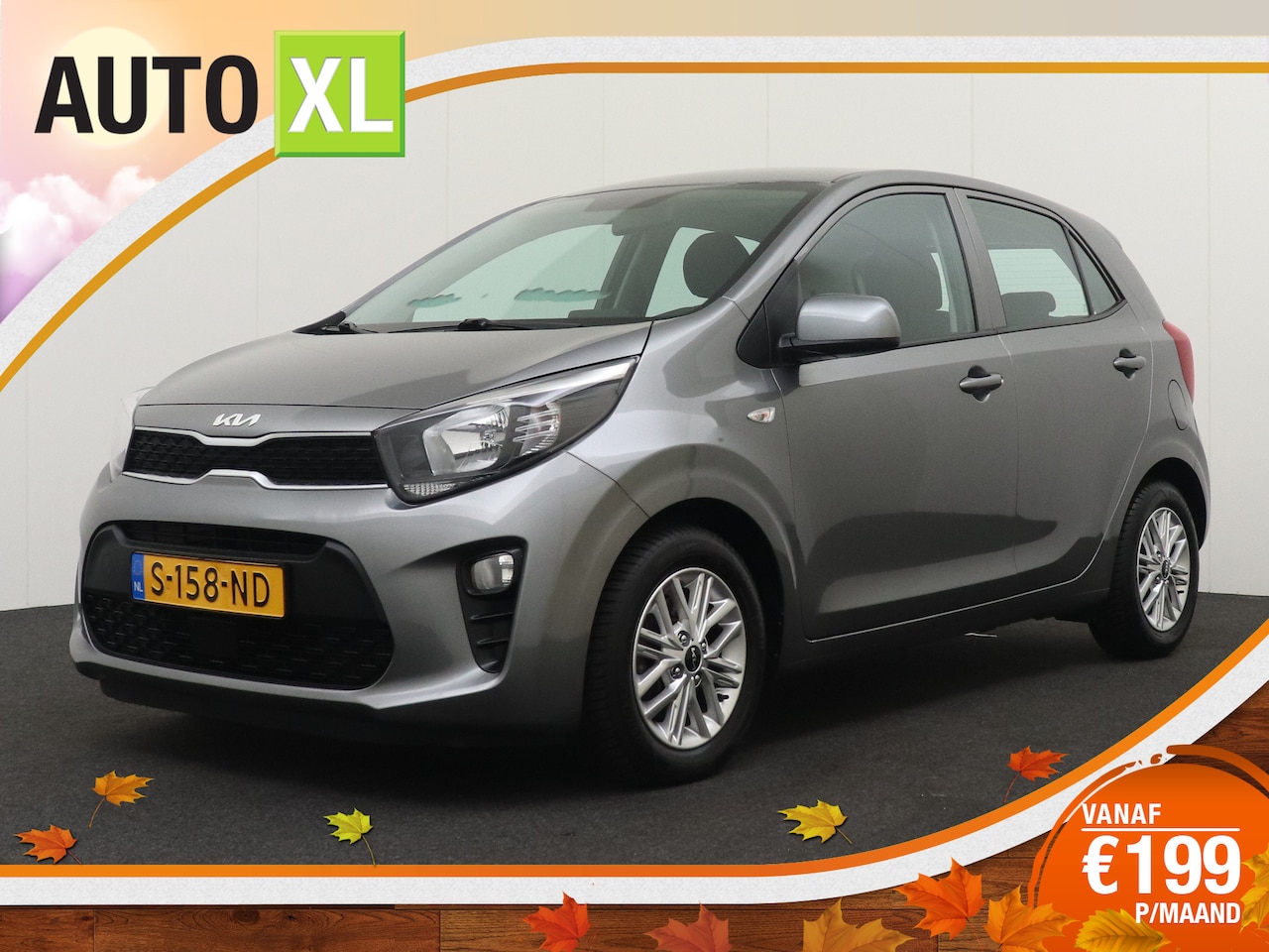 Kia Picanto - 1.0 DPi DynamicLine Camera Carplay Cruise DAB 14'LMV - AutoWereld.nl