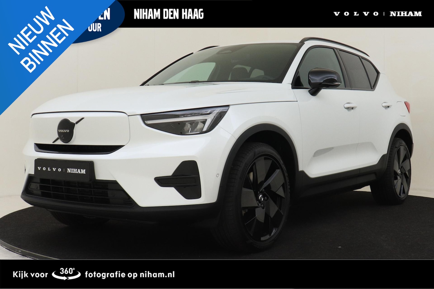 Volvo EX40 - SINGLE MOTOR EXTENDED RANGE PLUS BLACK ED. 82 kWh EUROPA -HARMAN/KARDON|360°CAM|POWER-SEAT - AutoWereld.nl