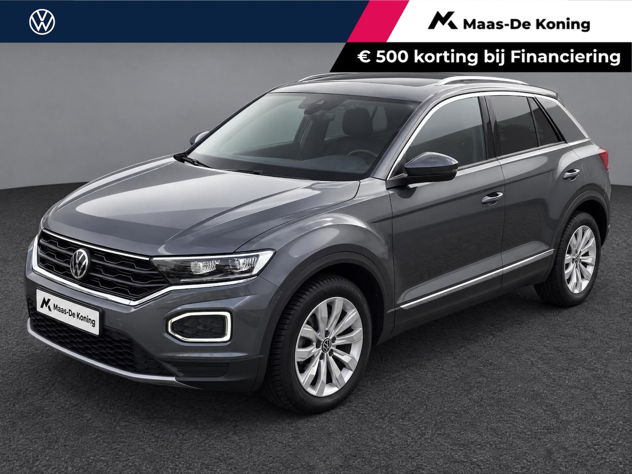 Volkswagen T-Roc - 1.5TSI/150PK DSG Sport · Trekhaak · Apple/Android Car Play · Stoel- & stuurverwarming · Ca - AutoWereld.nl
