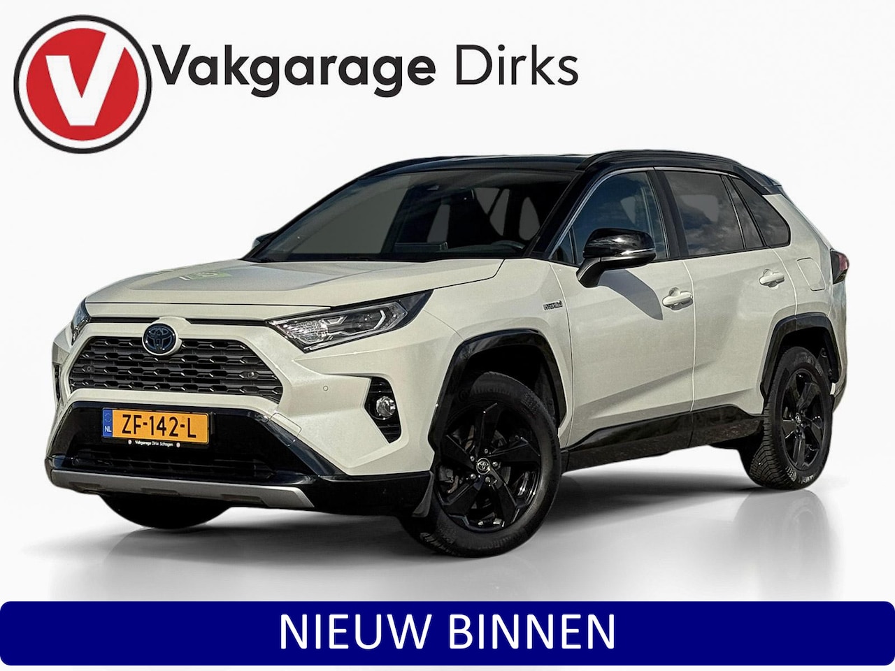 Toyota RAV4 - 2.5 Hybrid Bi-Tone ✅ Leder ✅ JBL ✅ Stuurverwarming - AutoWereld.nl