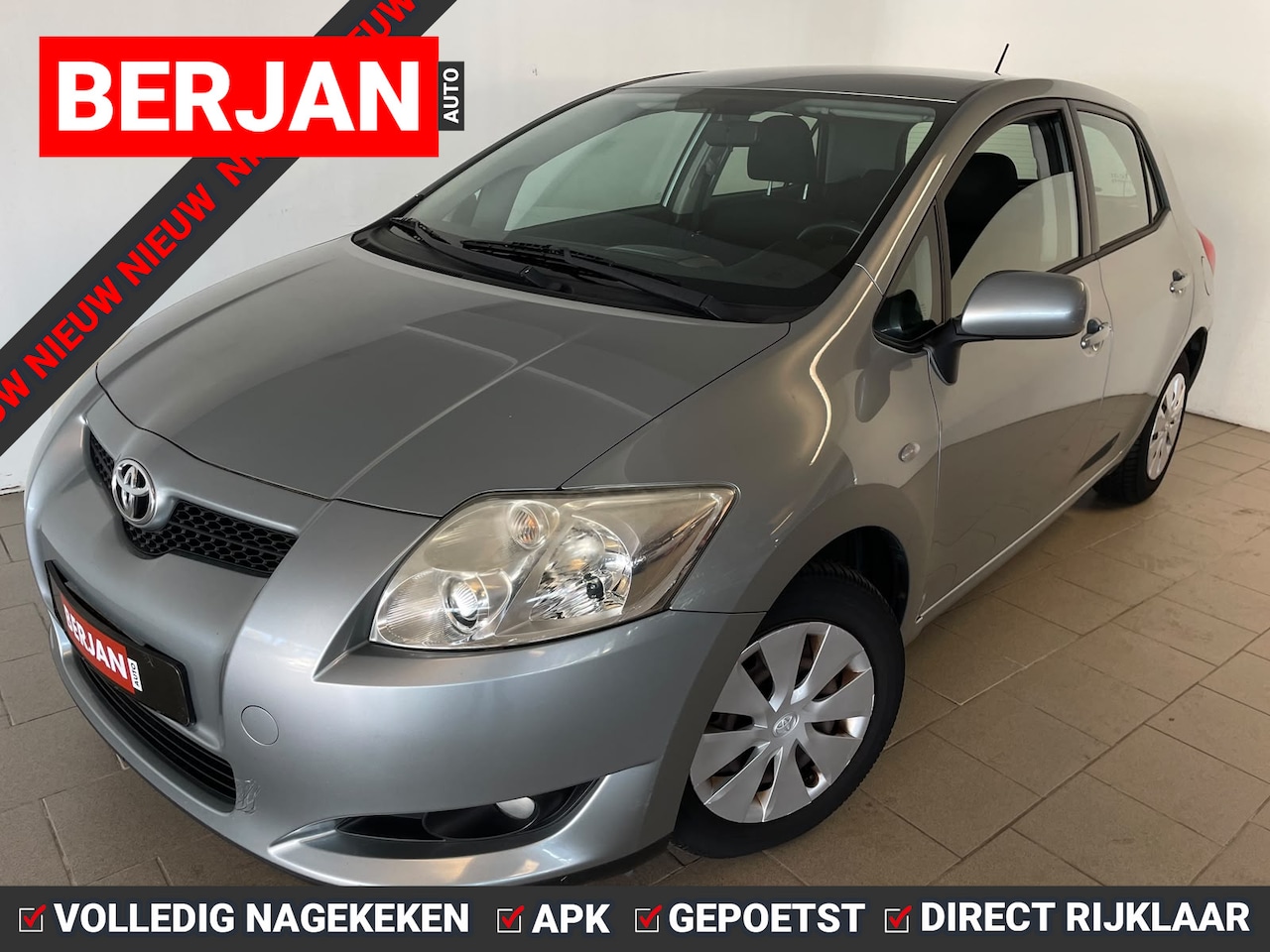 Toyota Auris - 1.4 D-4D Aspiration AIRCO CLIMA 5DRS BETROUWBAAR MULTI STUUR METALLIG LAK CRUISE ZEER NETT - AutoWereld.nl