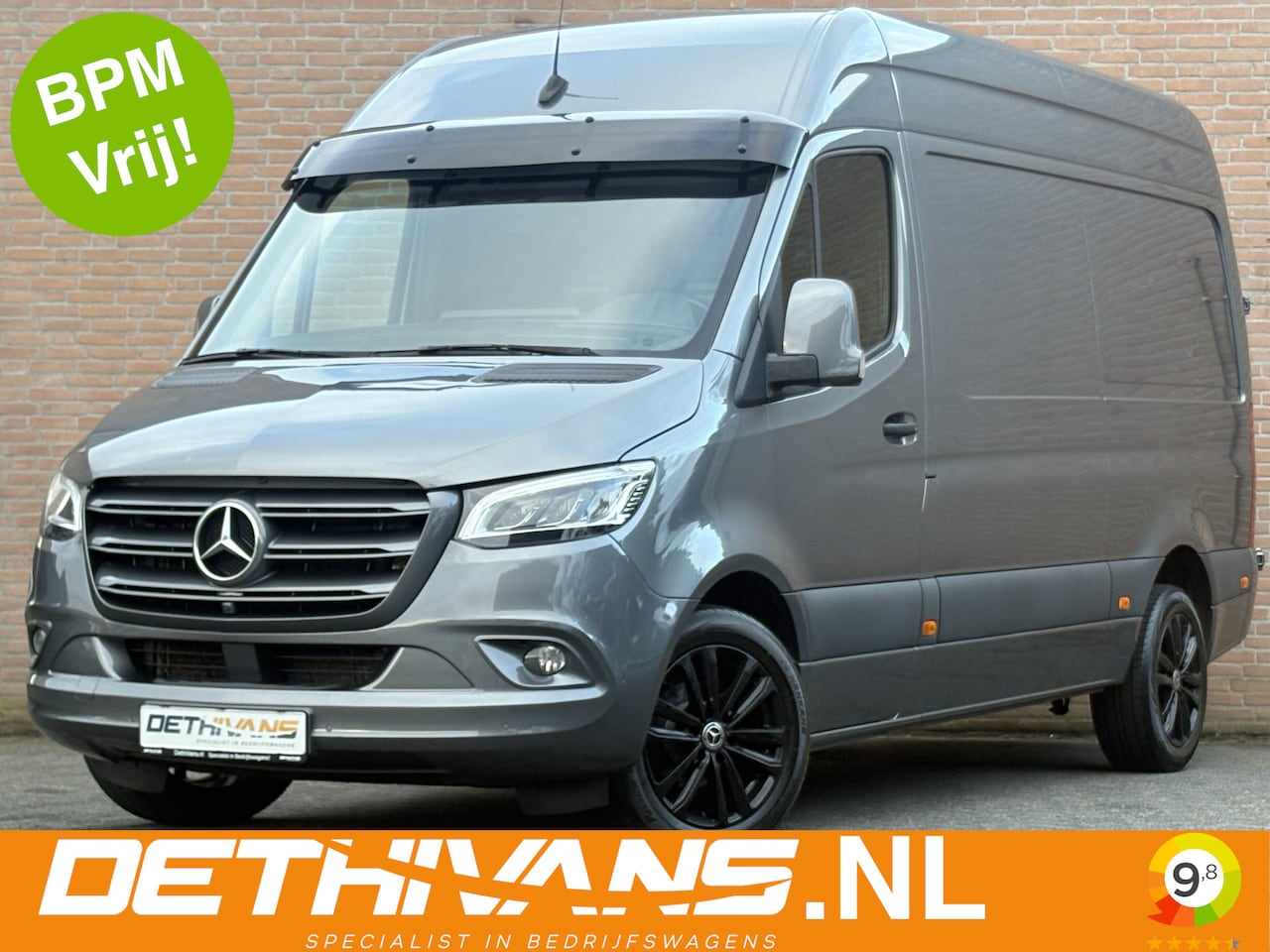 Mercedes-Benz Sprinter - 319CDI 190PK 9G-Tronic L2H2 RWD / Distronic / M-Bux / Carplay / Euro6 - AutoWereld.nl