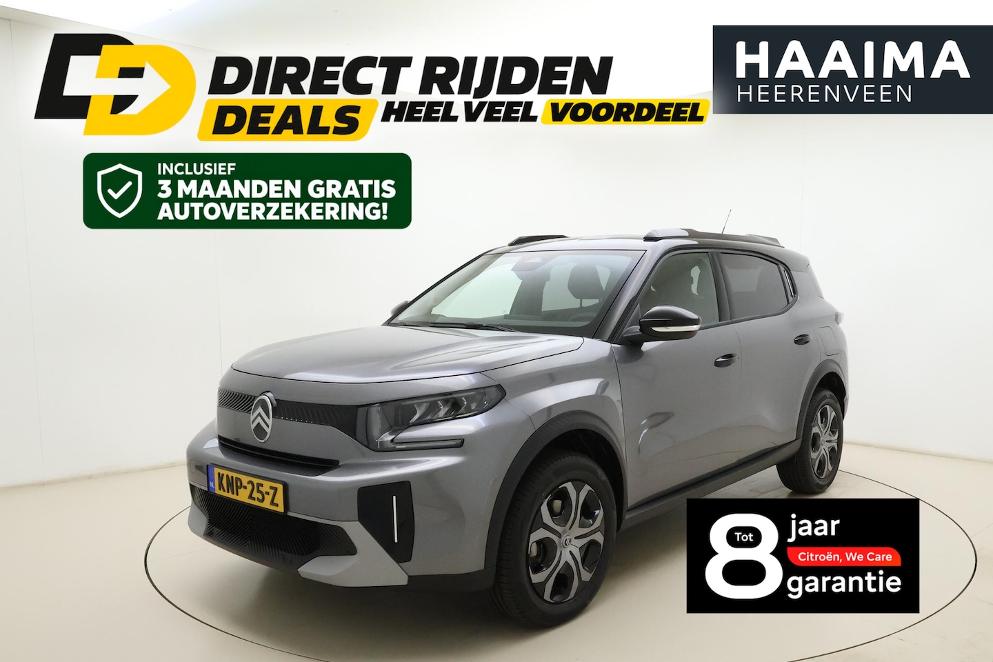 Citroën C3 Aircross - 1.2 Hybrid 145pk Plus 7p. DEMO | zwart Dak | Navigatie - AutoWereld.nl