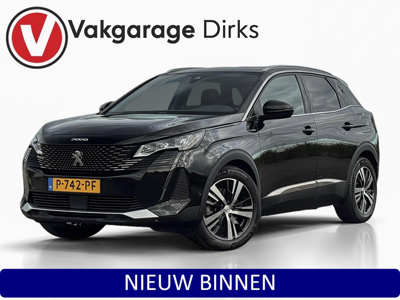 Peugeot 3008 - 1.6 HYbrid 225 pk GT Pack ✅ Camera ✅ Keyless ✅ LED - AutoWereld.nl