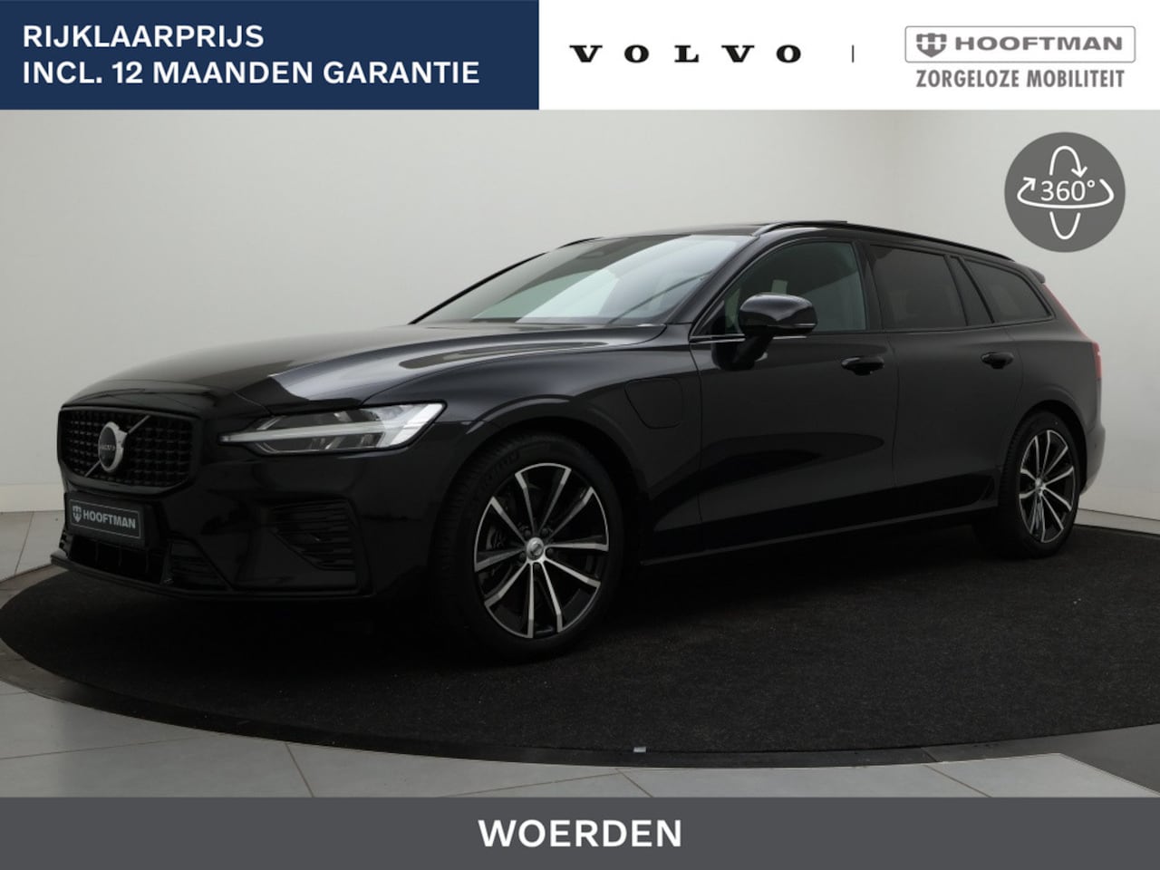 Volvo V60 - T8 PLUG-IN HYBRID PLUS DARK SCHUIFDAK 360GR CAM HARMAN KARDON TREKHAAK - AutoWereld.nl