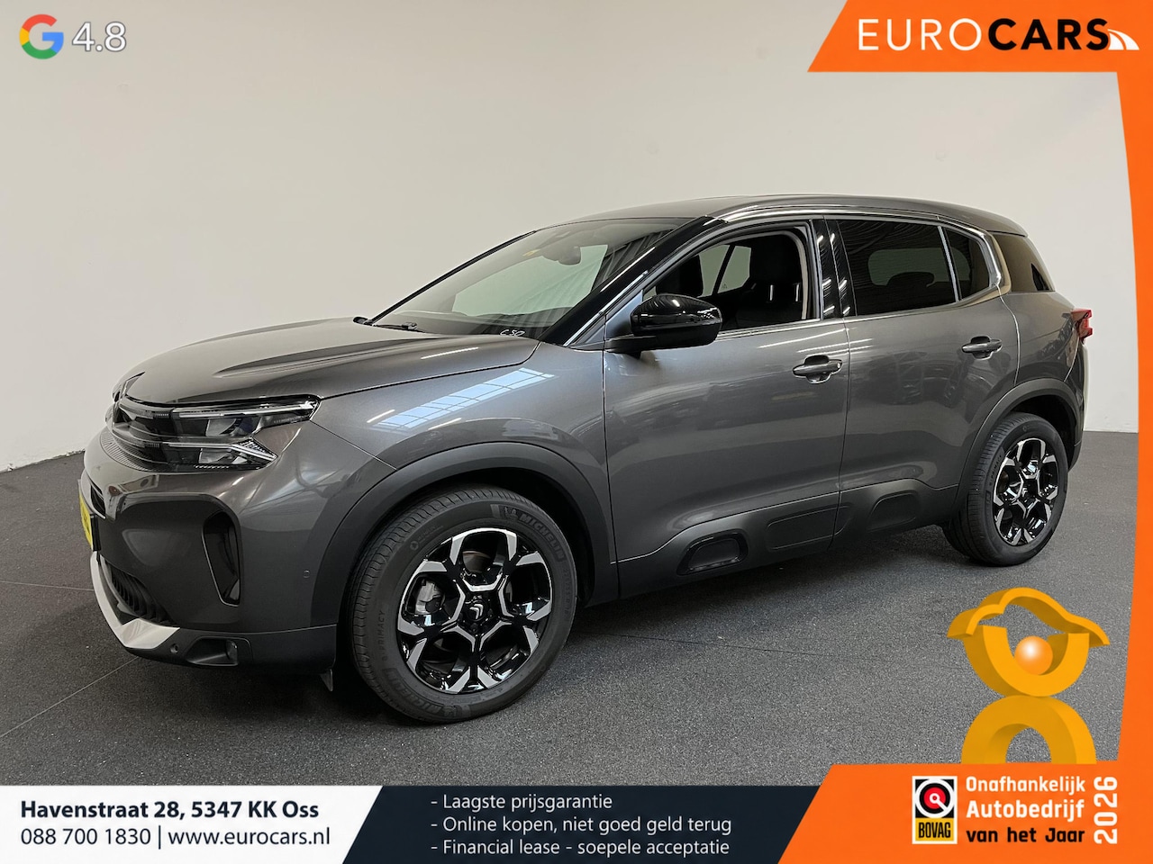 Citroën C5 Aircross - 1.2 130PK Automaat Feel Climate Control Apple Carplay/Android Auto Navigatie Cruise Contro - AutoWereld.nl
