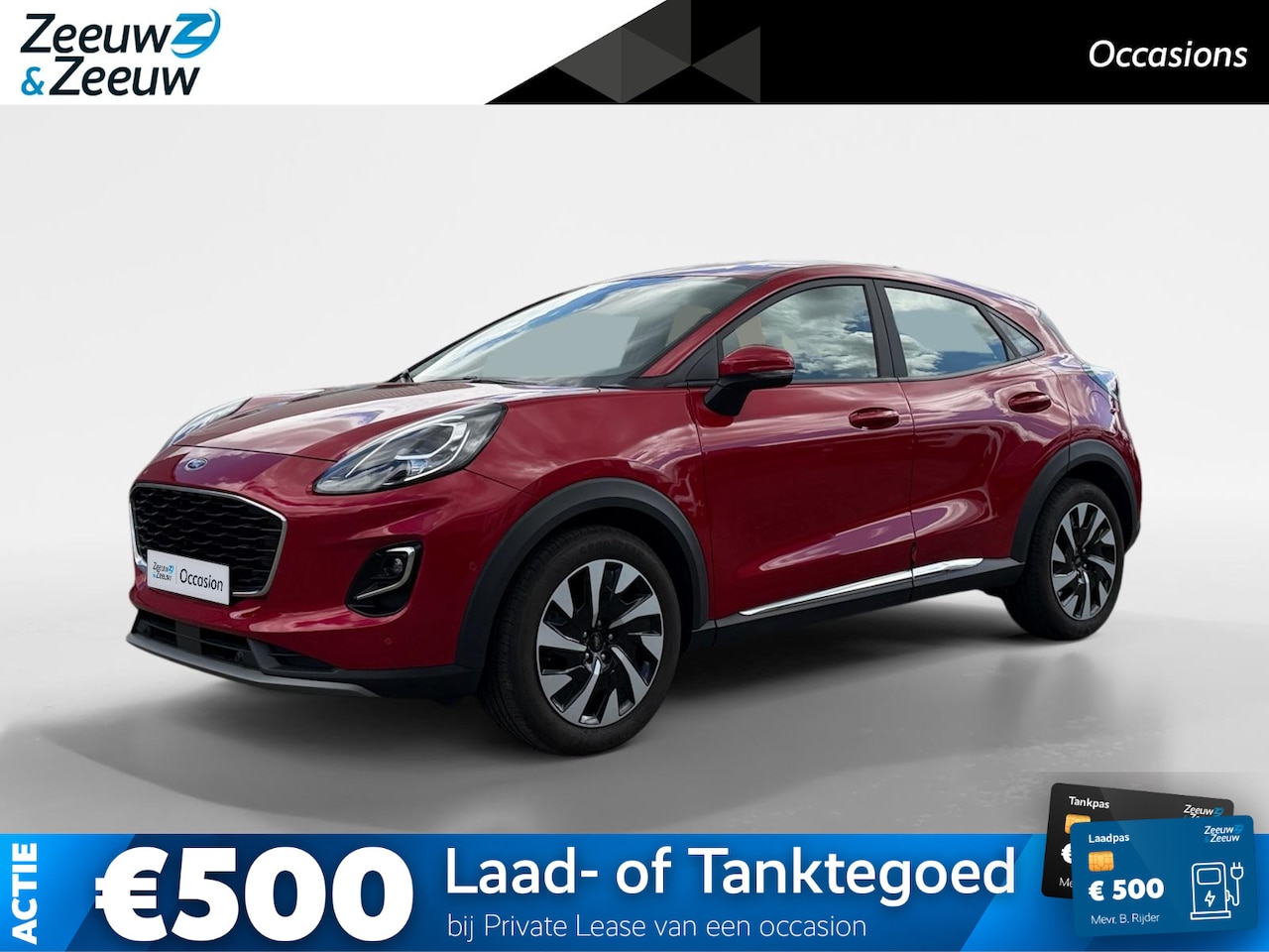 Ford Puma - 1.0 EcoBoost Hybrid Titanium | Dealer onderhouden | NL auto | Adapt. Cruise control | BLIS - AutoWereld.nl