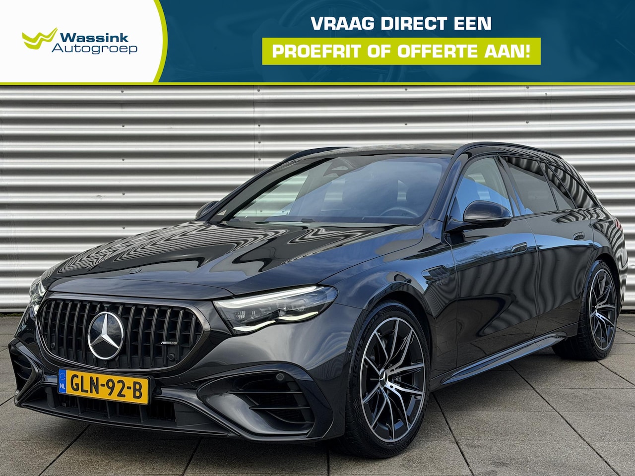 Mercedes-Benz E-klasse Estate - AMG 53 4MATIC+ Night Edition Burmester | Panorama Dak | Wegklapbare Trekhaak | Hyper Scree - AutoWereld.nl