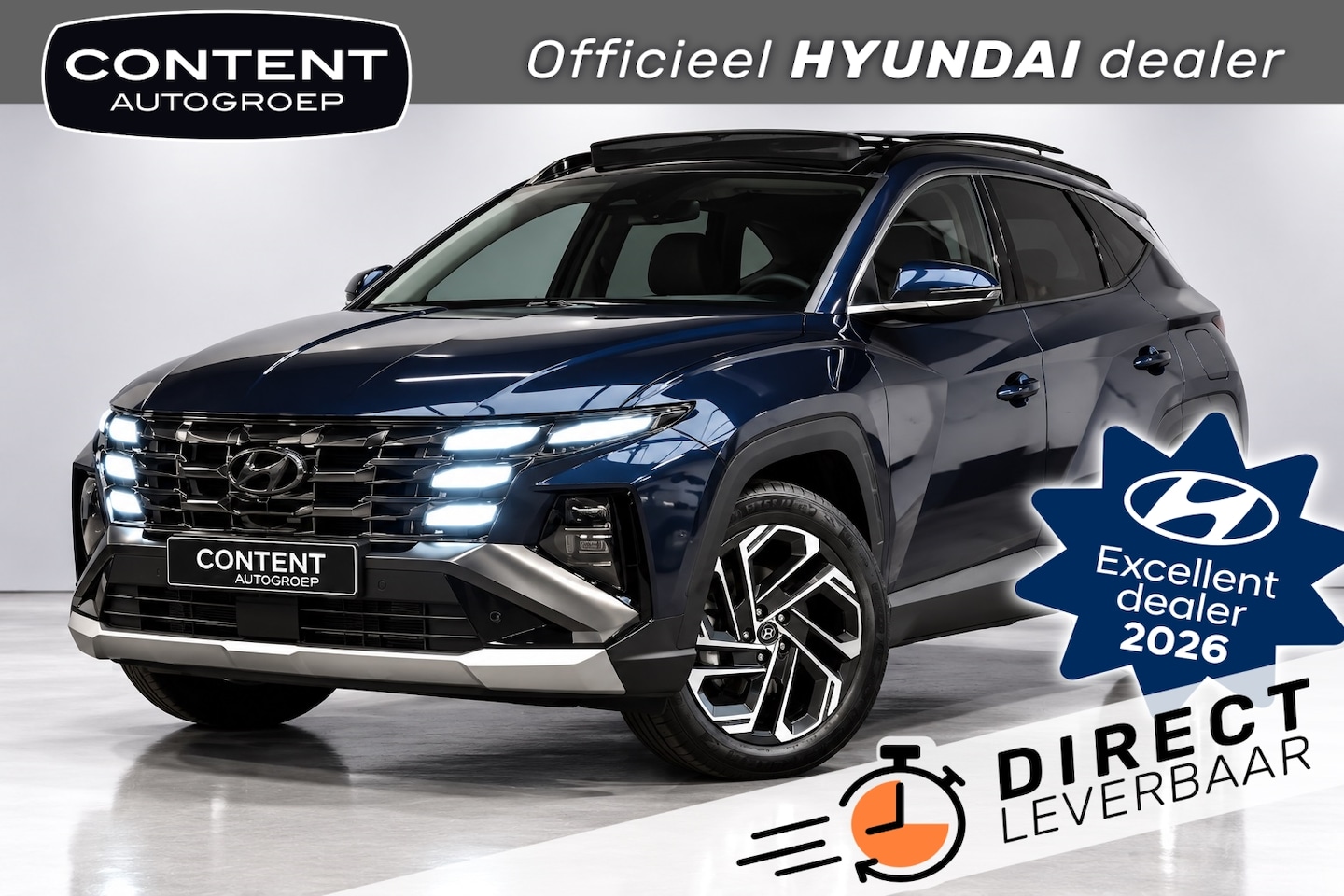 Hyundai Tucson - 1.6 T-GDi PHEV 288pk Premium I Leder I 360 Camera - AutoWereld.nl