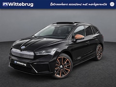 Skoda Enyaq iV - 80 204pk Founders Edition Black / Panorama dak / Leder / Navigatie / LM 21 inch / Matrix L