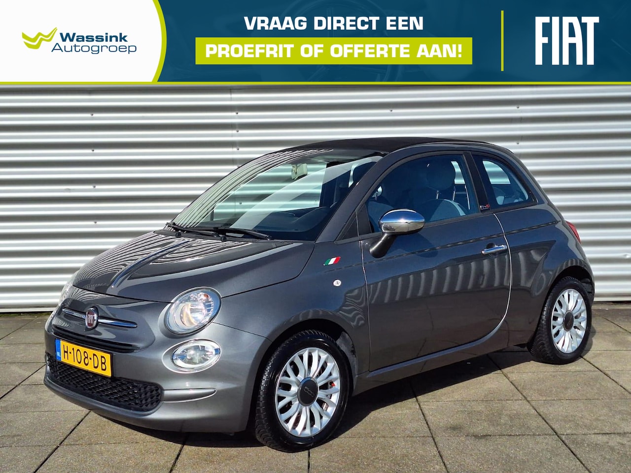Fiat 500 C - 0.9 TwinAir Turbo Young Cabrio | Airco | Cruise Control | Lichtmetalen Velgen - AutoWereld.nl