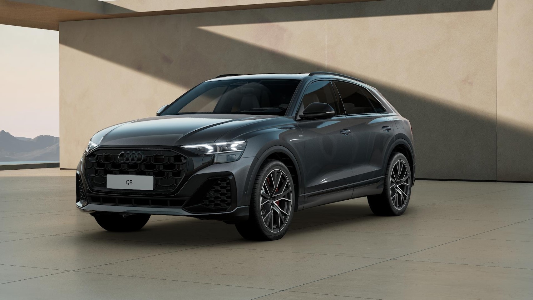 Audi Q8 - 60 TFSI e quattro Pro Line S Competition | Achterasbesturing | Luchtvering | Panoramadak | - AutoWereld.nl