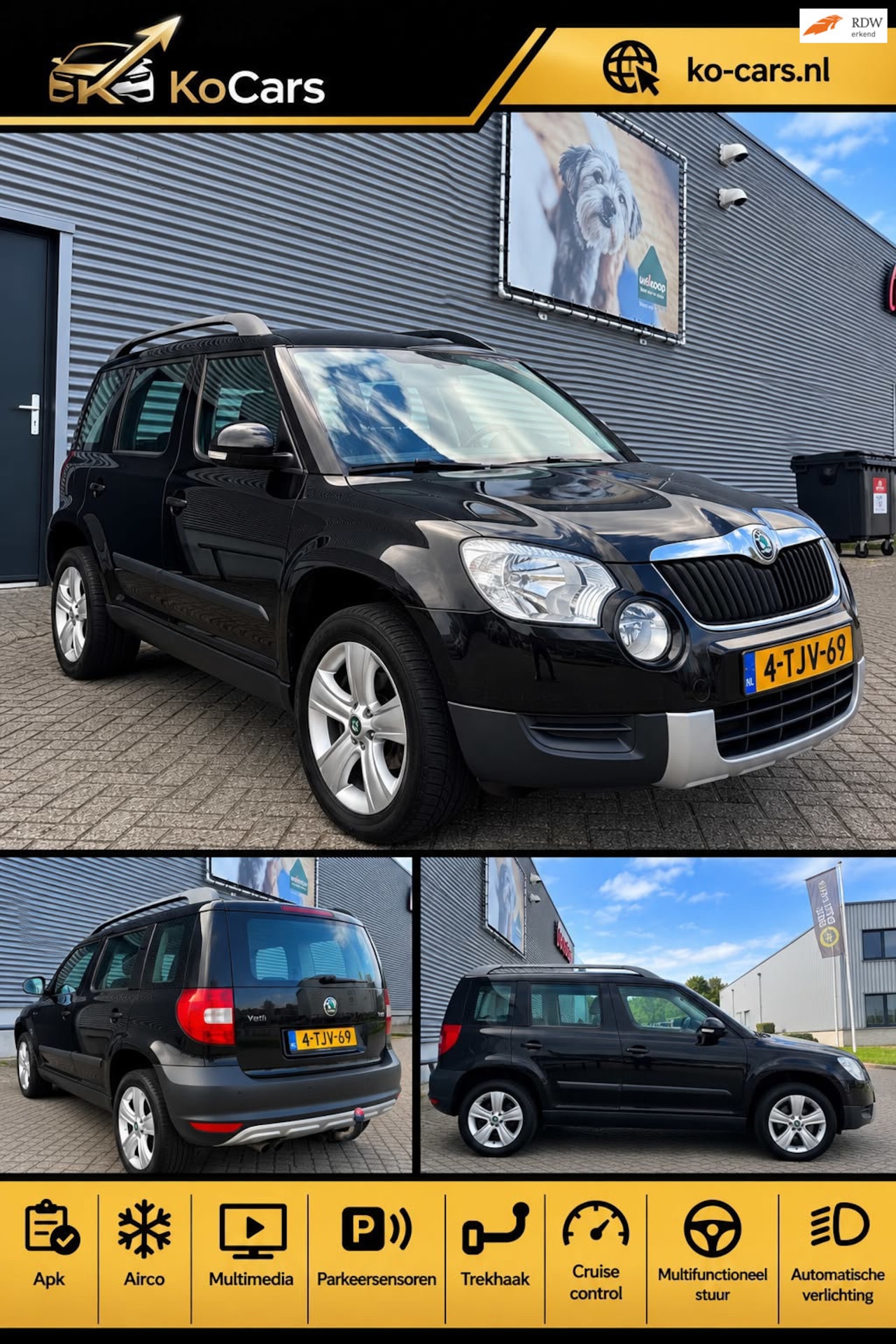 Skoda Yeti - / Apk / Airco / Trekhaak / Cruise control - AutoWereld.nl