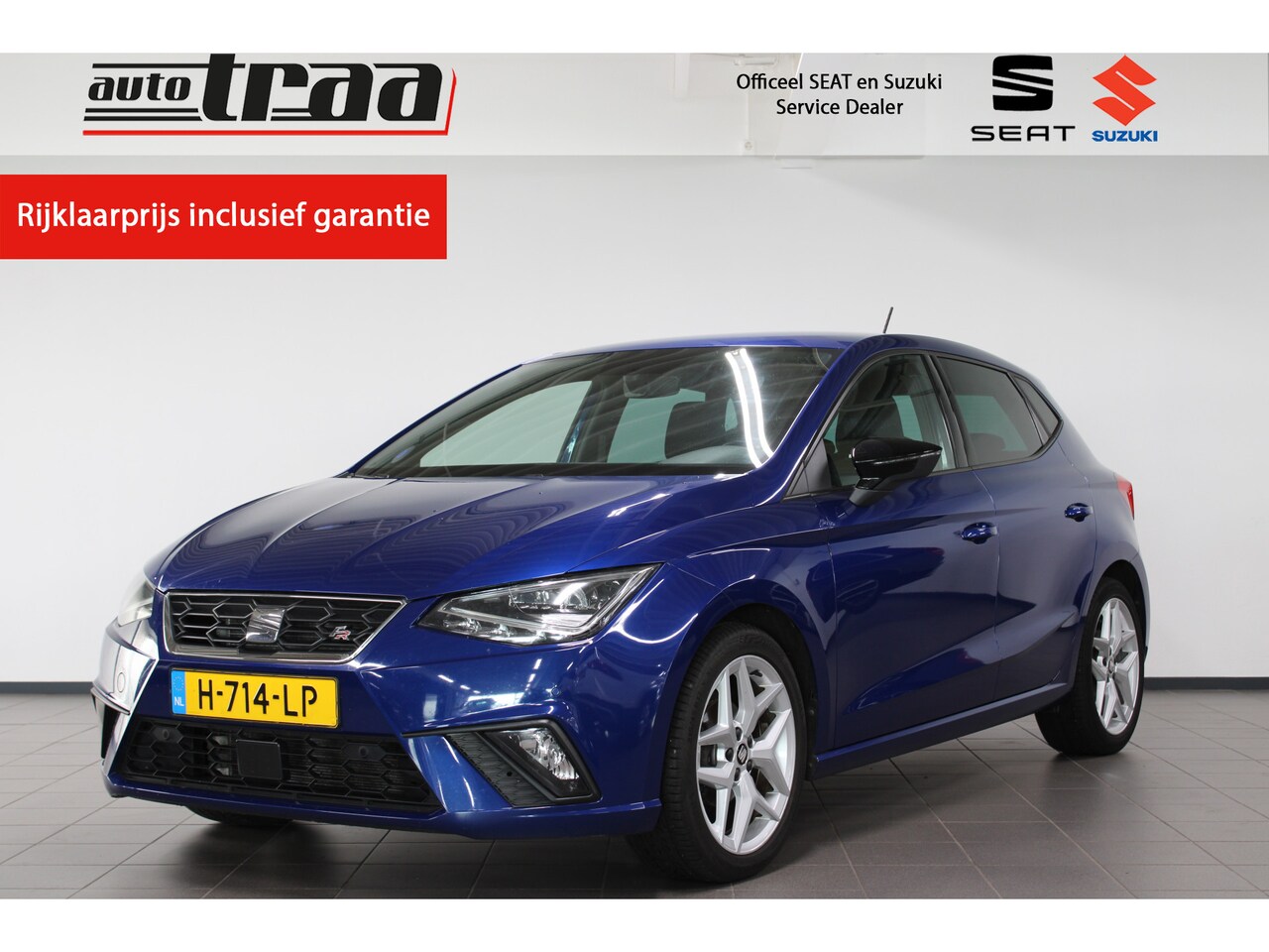 SEAT Ibiza - 1.0 TSI FR Business Intense / Camera / Trekhaak afneembaar / Navi. / Full led / Apple Carp - AutoWereld.nl