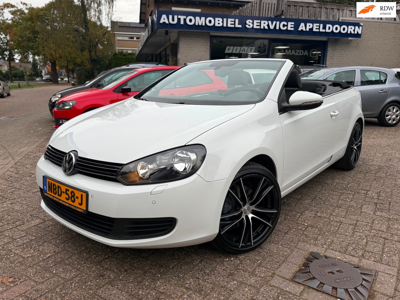 Volkswagen Golf Cabriolet - 1.2 TSI BlueMotion * CABRIO*STOELVERW.*CRUISE*CLIMA*DIML. AUTOM*LM. VELGEN * - AutoWereld.nl