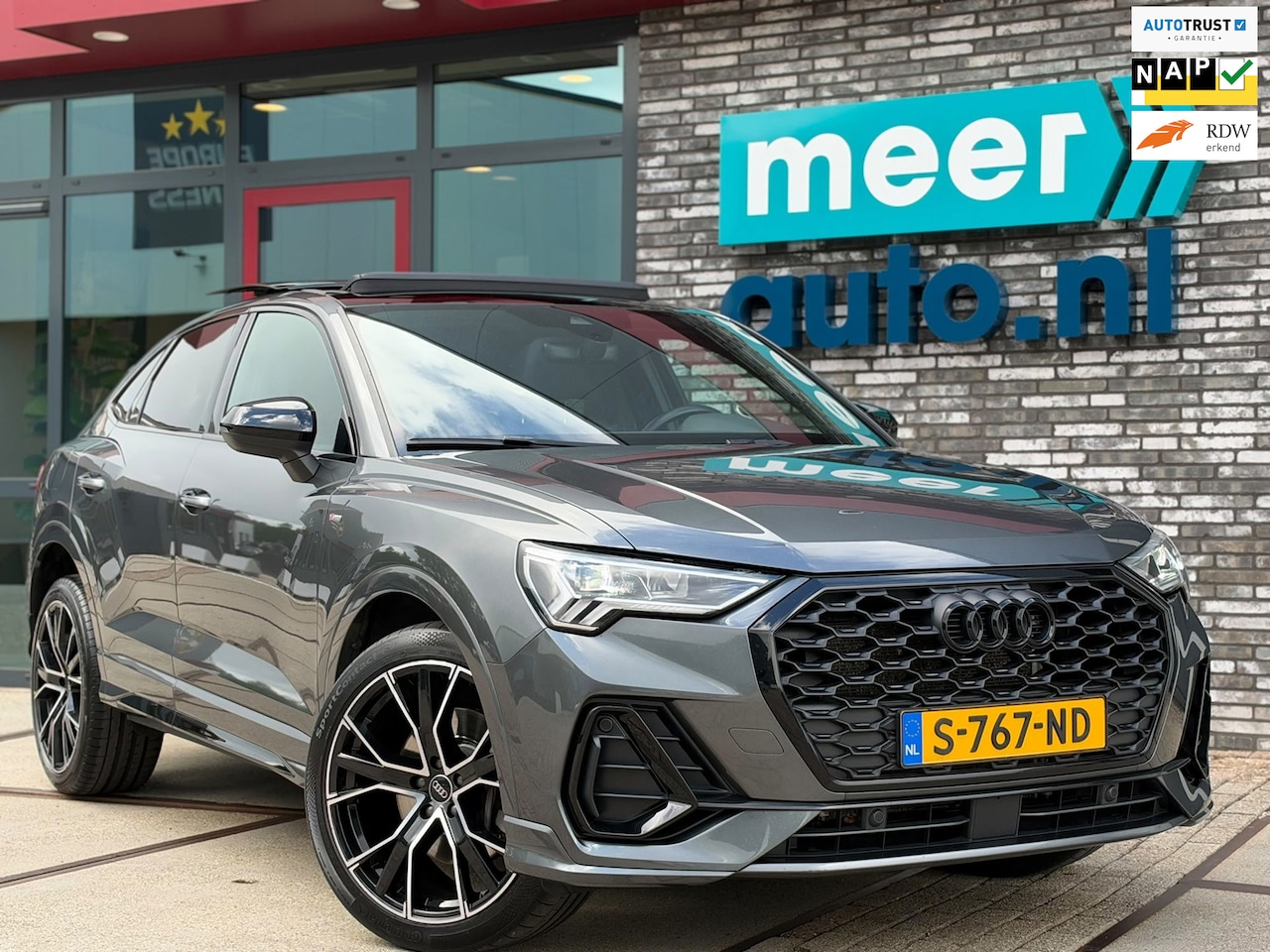 Audi Q3 Sportback - 45 TFSIe 3x S-LINE l PANO l SFEER l ASSISTENTIE l CAMERA l LEDER l LED l ORG.NL l DEALER O - AutoWereld.nl