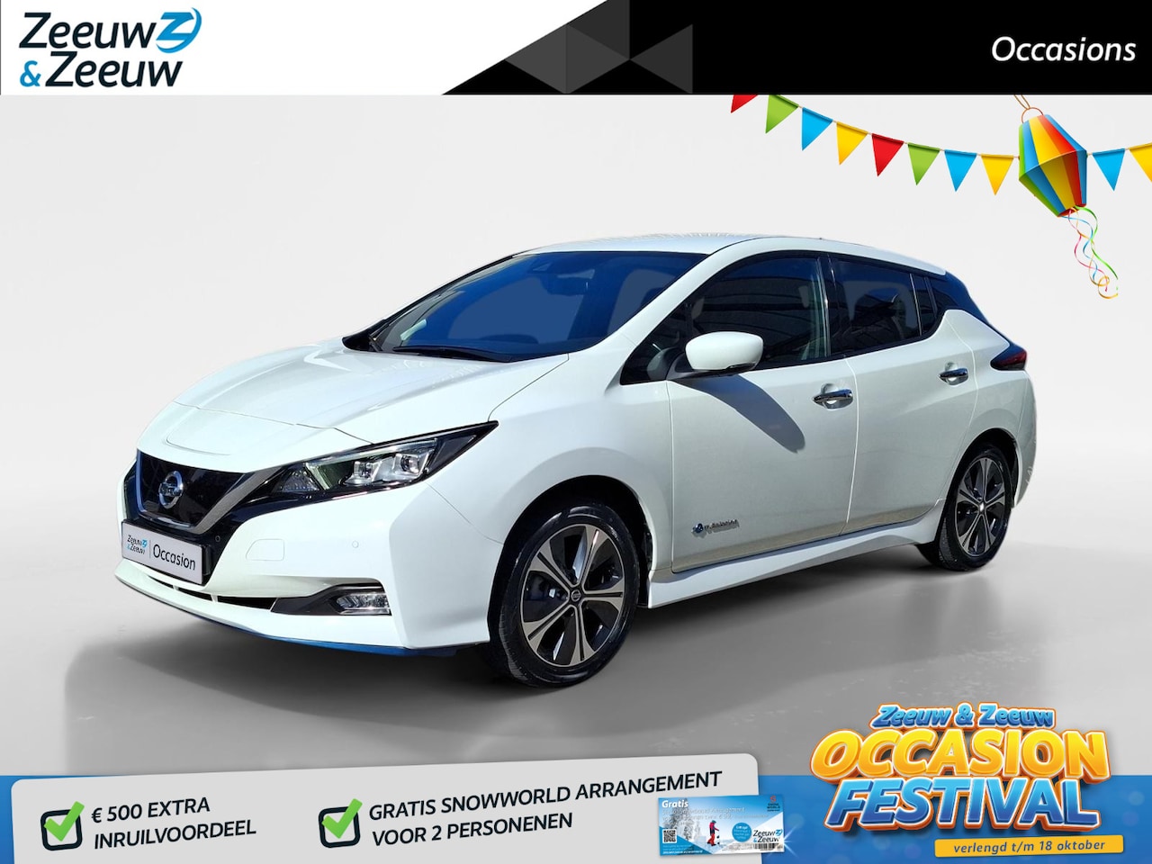 Nissan LEAF - e+ Tekna 62 kWh | STOELVERWARMING | RONDOM CAMERA | CLIMATE | ADAPTIEVE CRUISE | - AutoWereld.nl