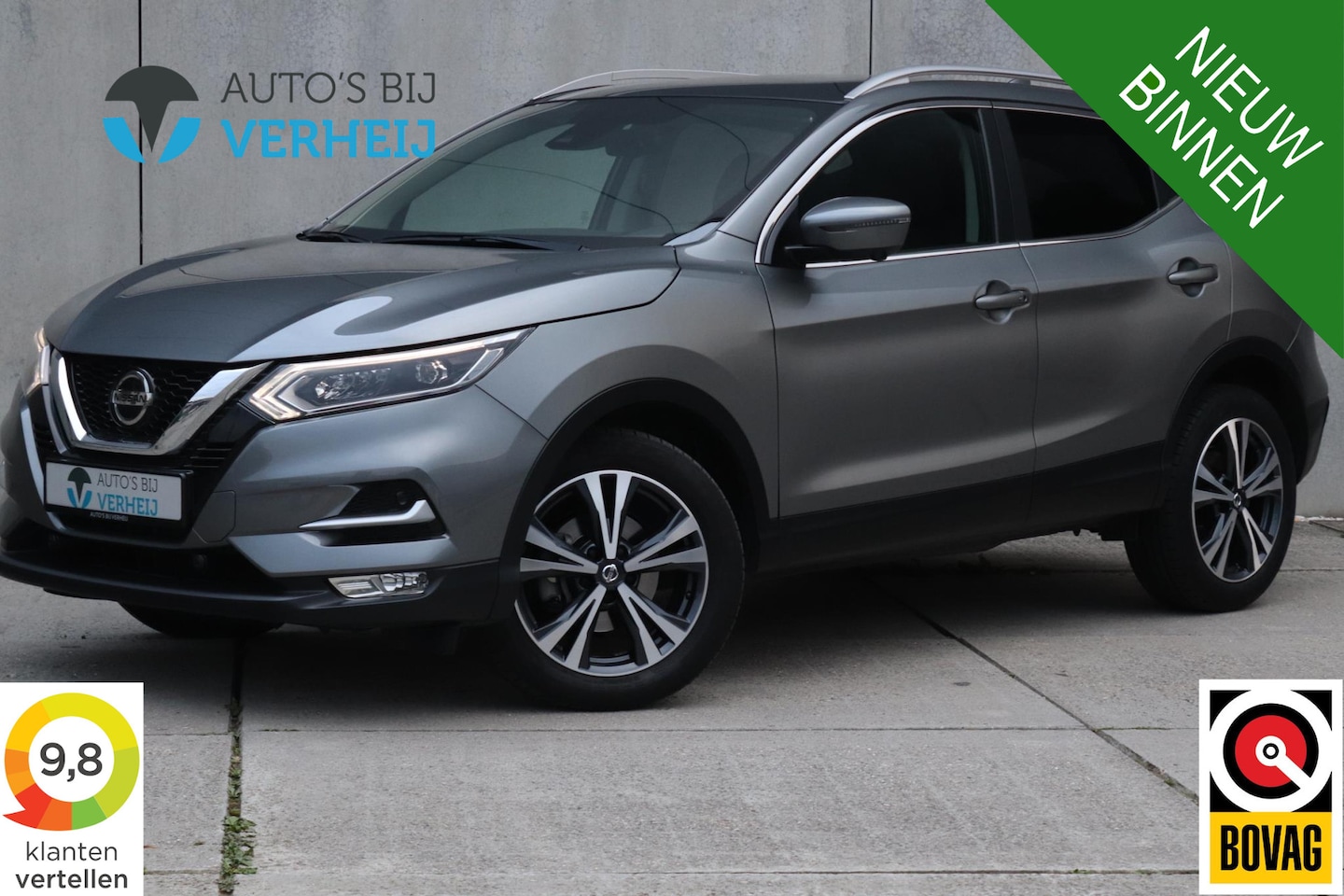 Nissan Qashqai - 1.2 N-Connecta / CAMERA / NAVI / PANO DAK / 18"LMV - AutoWereld.nl
